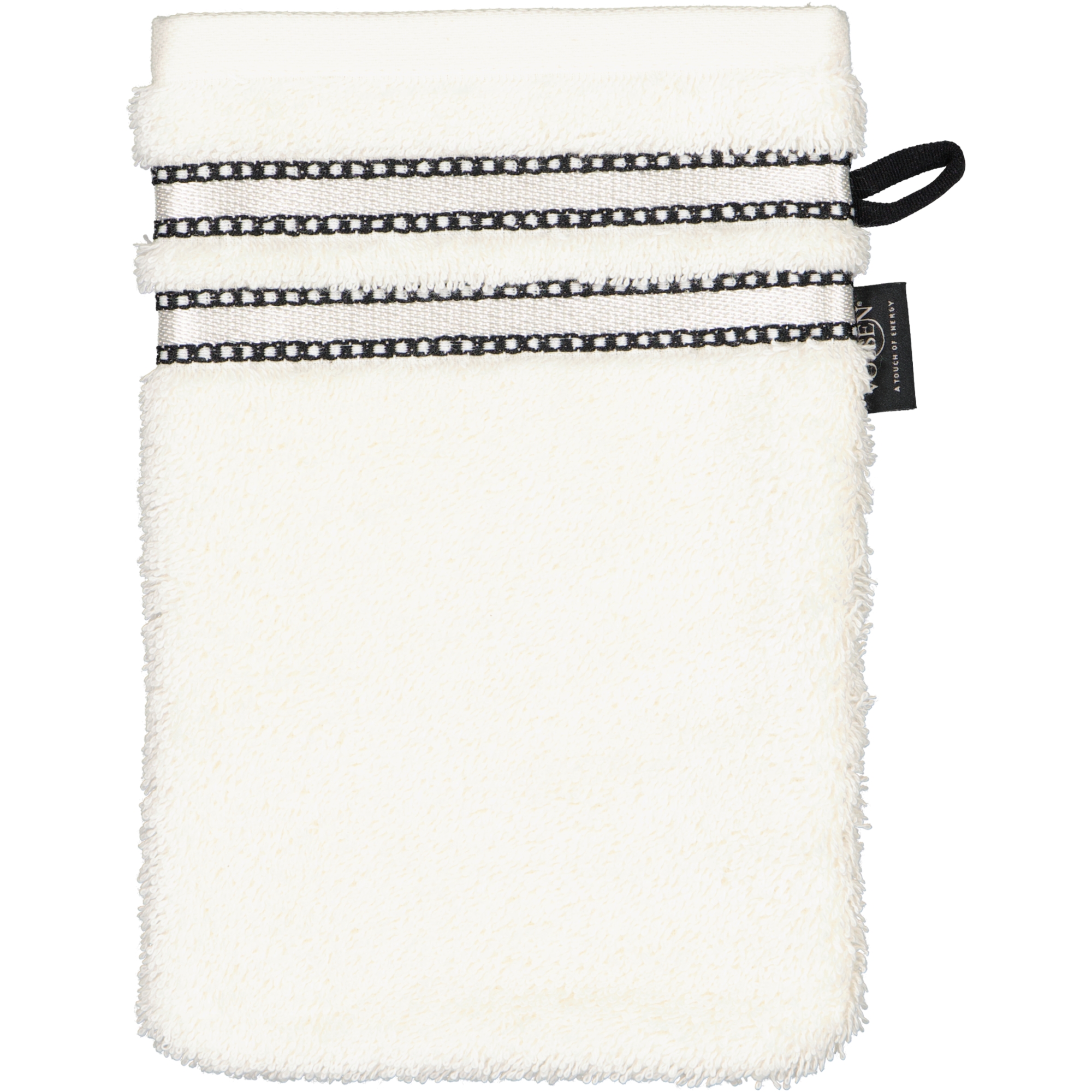 Vossen Handtücher Cult de Luxe ivory - 1030 - Waschhandschuh 16x22 cm