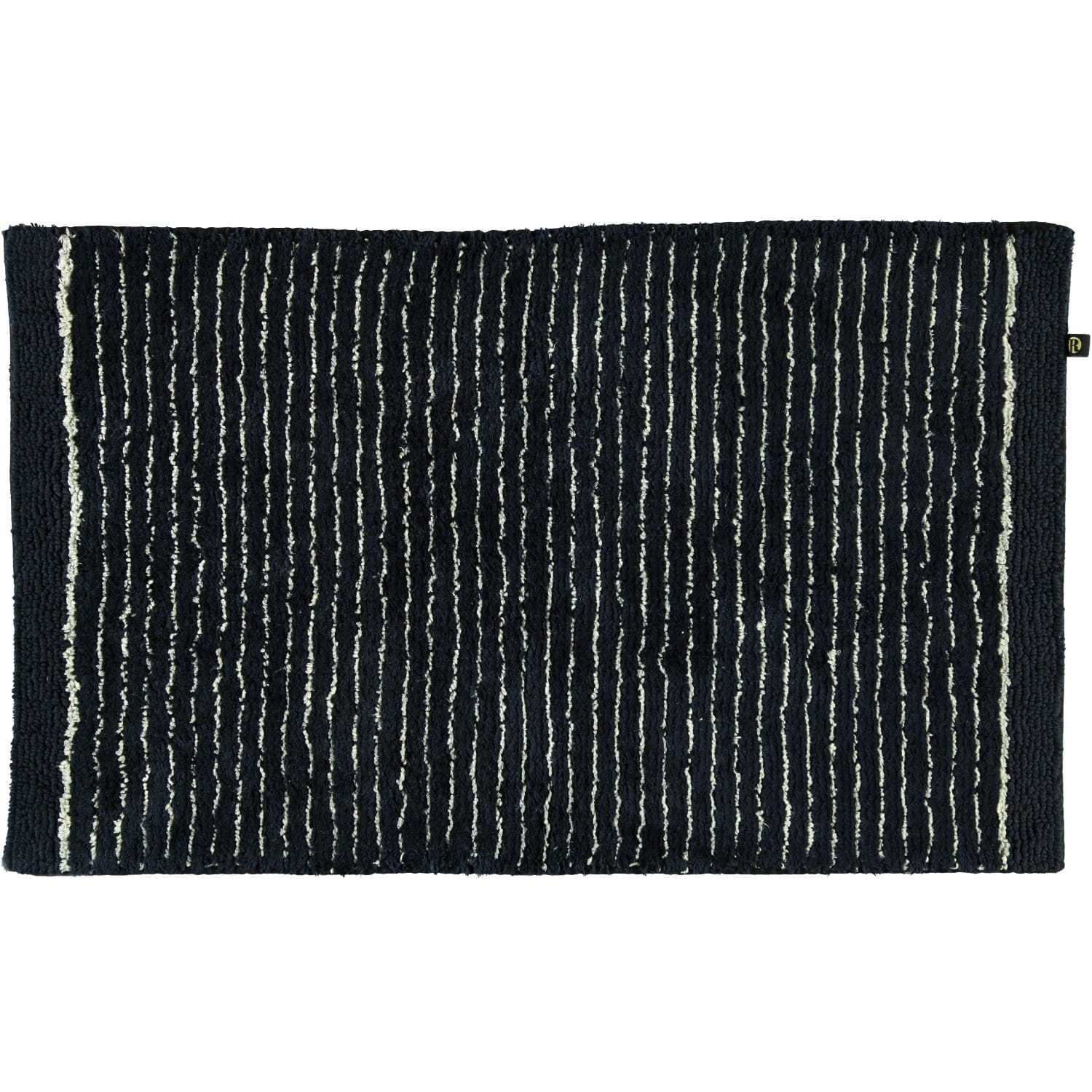 Rhomtuft - Badteppich Lin - Farbe: schwarz-natur - 1160