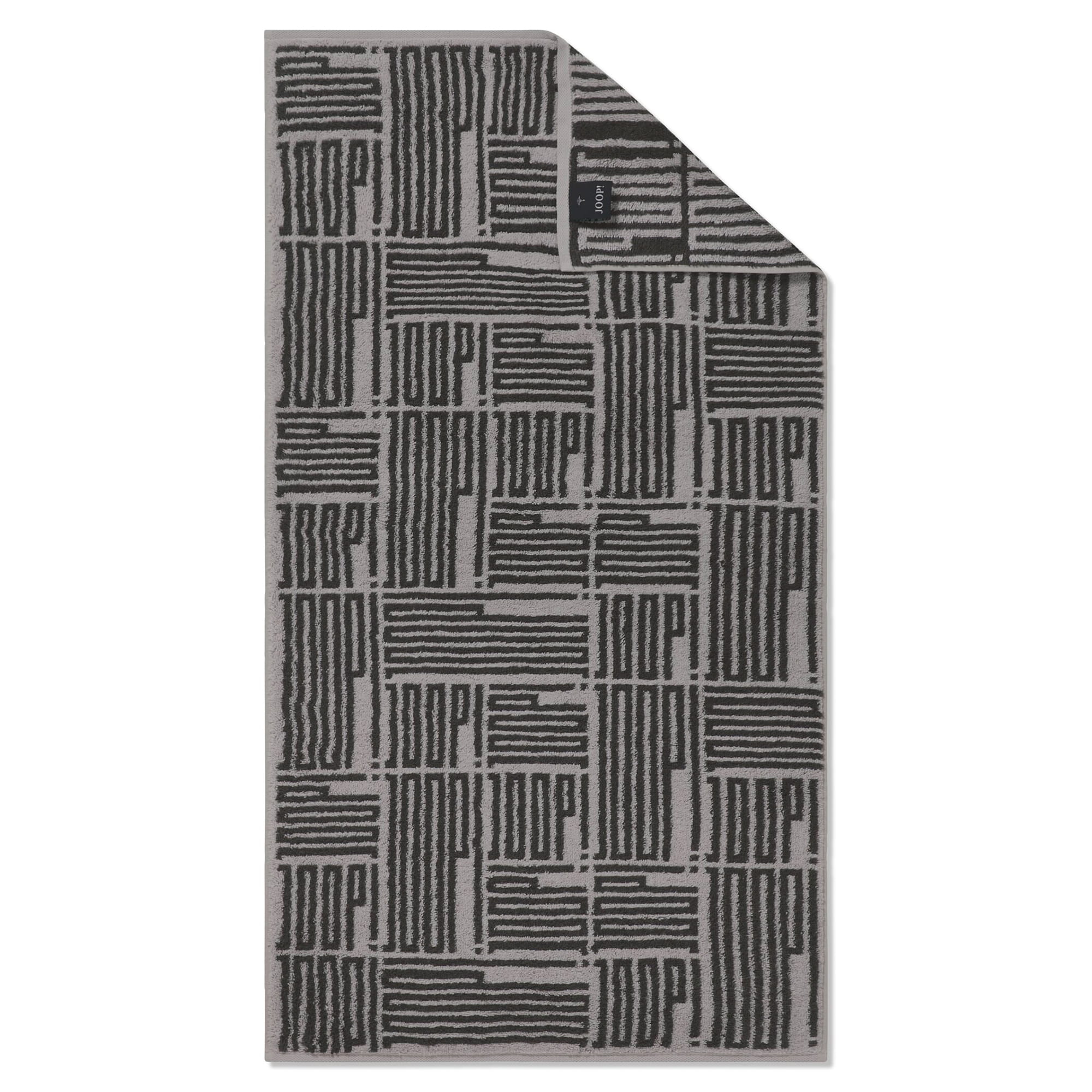 JOOP! Handtücher Bars Allover 1723 Platin - 77 - Duschtuch 80x150 cm