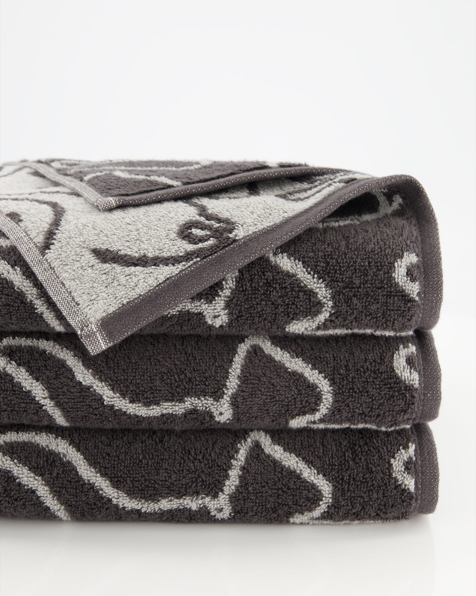 Cawö Handtücher CUTE CATS EDITION Cats 6264 basalt/platin - 77 - Duschtuch 80x150 cm