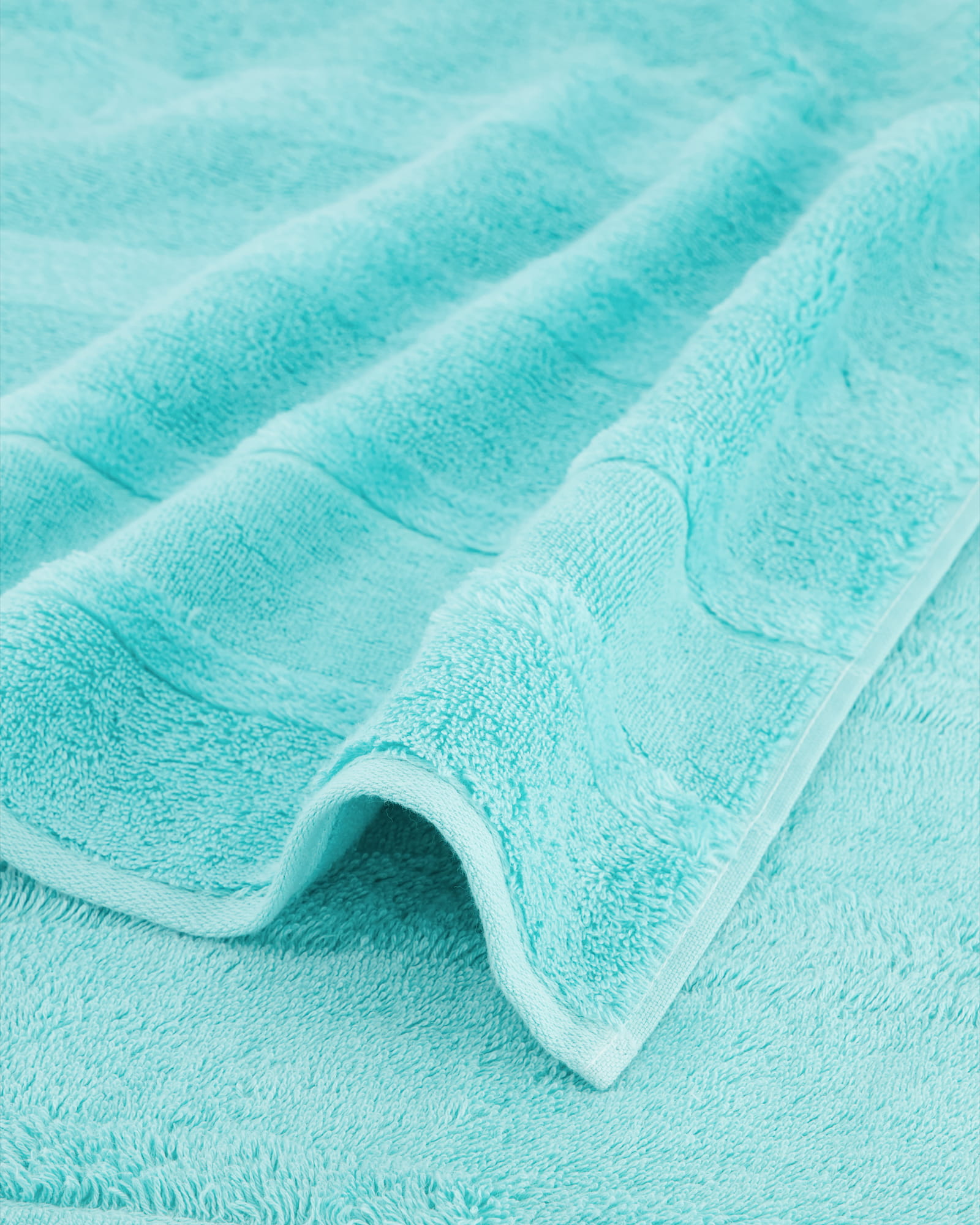 Cawö - Noblesse2 1002 - Farbe: 404 - mint - Seiflappen 30x30 cm