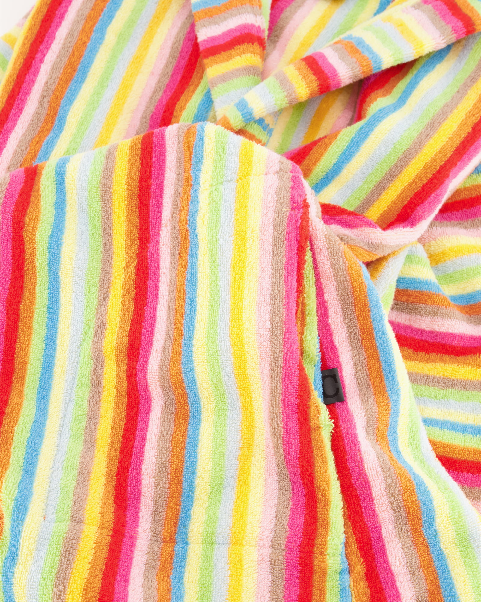 Cawö - Damen Bademantel Life Style - Kurzmantel mit Kapuze 7082 - Farbe: multicolor - 25