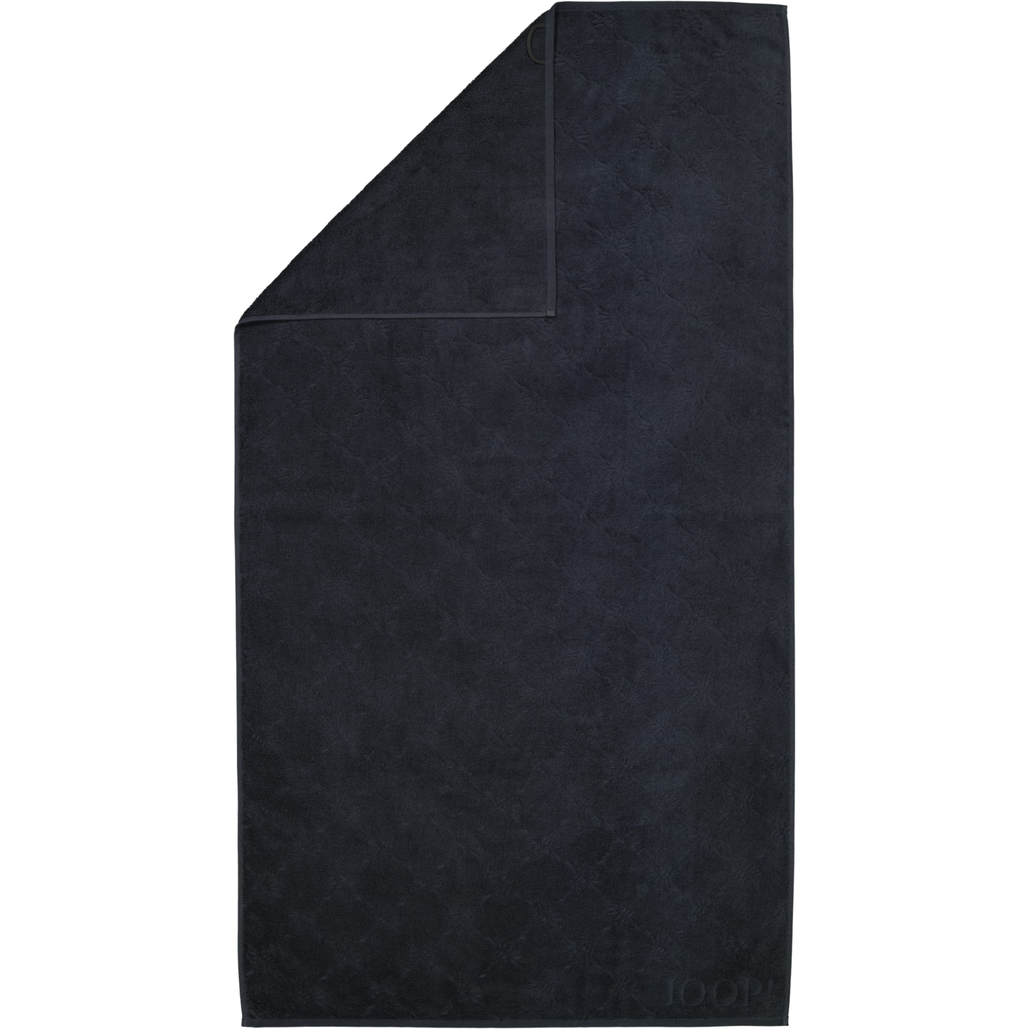 JOOP Uni Cornflower 1670 - Farbe: Schwarz - 906 - Duschtuch 80x150 cm