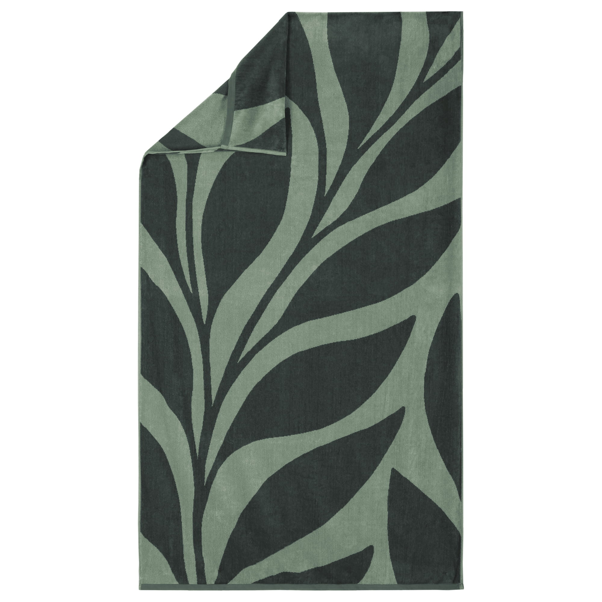 Vossen Strandtücher Ocean Leaf sage - 0002 - Strandtuch 100x180 cm