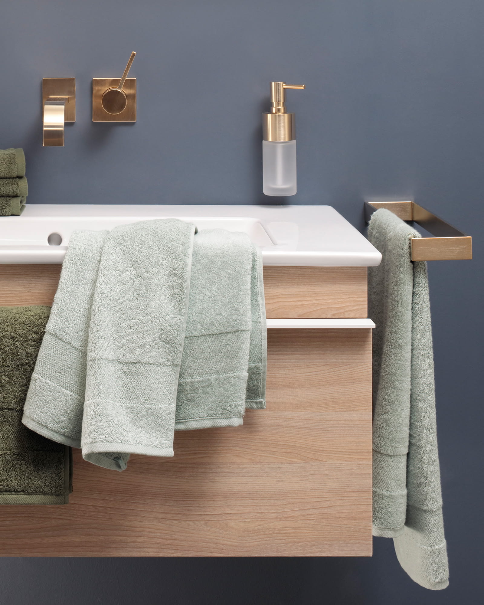 Villeroy & Boch Handtücher One 2550 - Farbe: sage green - 450 - Handtuch 50x100 cm