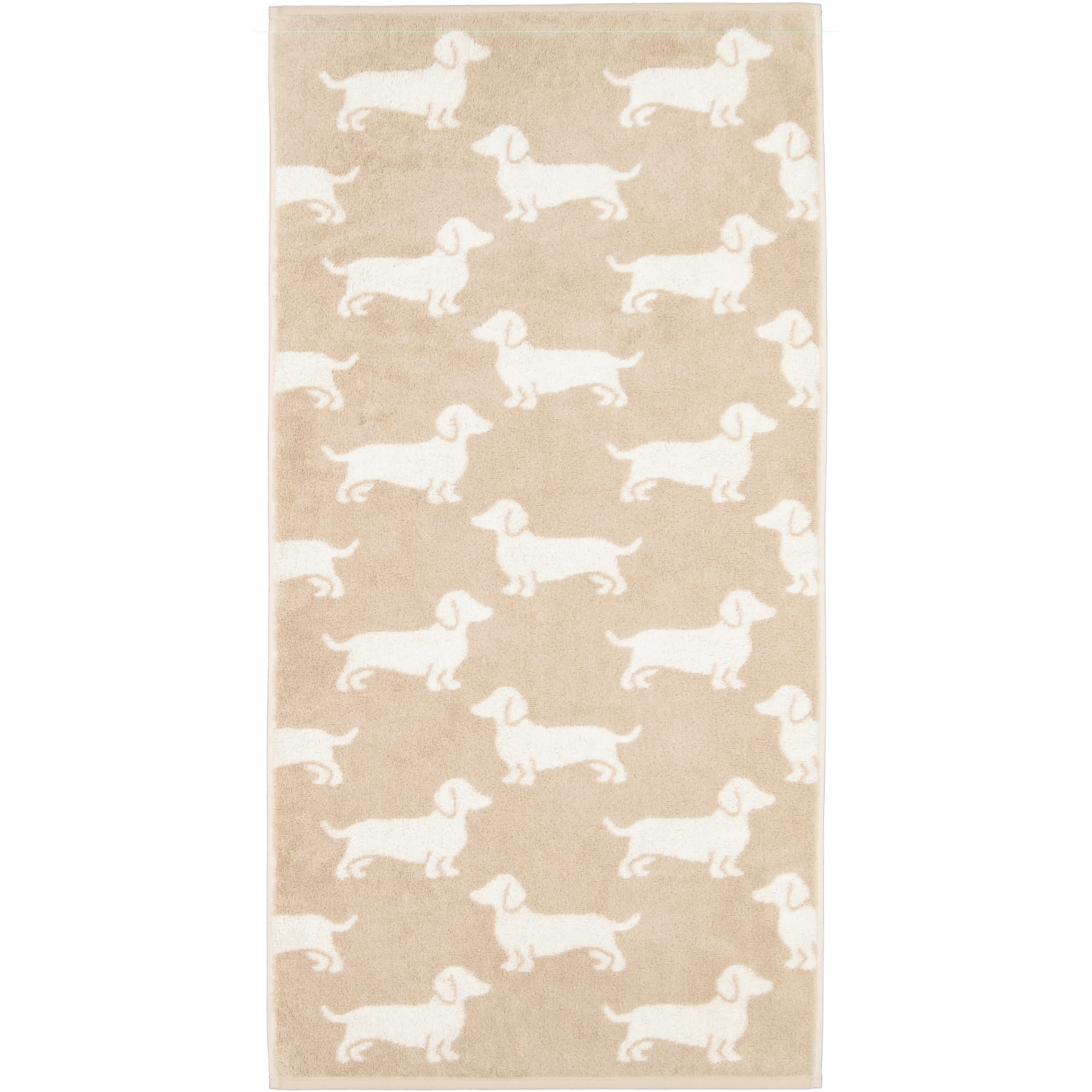 Cawö Handtücher WE LOVE DOGS 6246 Natur-Beige - 33 - Handtuch 50x100 cm