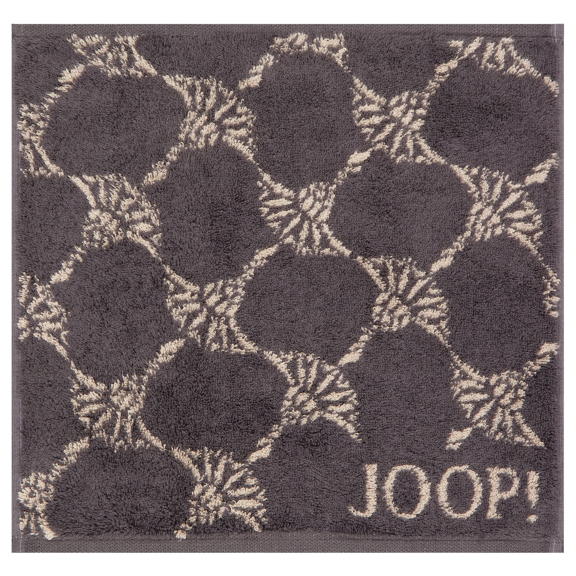 JOOP! Handtücher New Classic Cornflower 1721 Schiefer - 73 - Seiflappen 30x30 cm