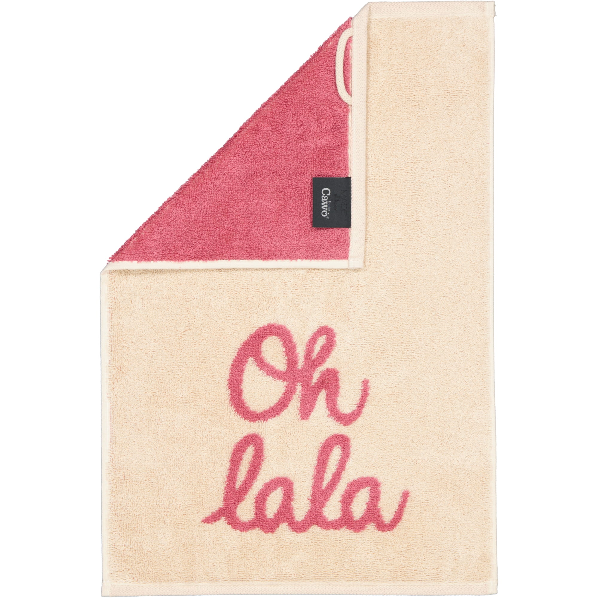 Cawö Gästetücher Postcard Towels Edition 100 Oh lala - 11 - Gästetuch 30x50 cm