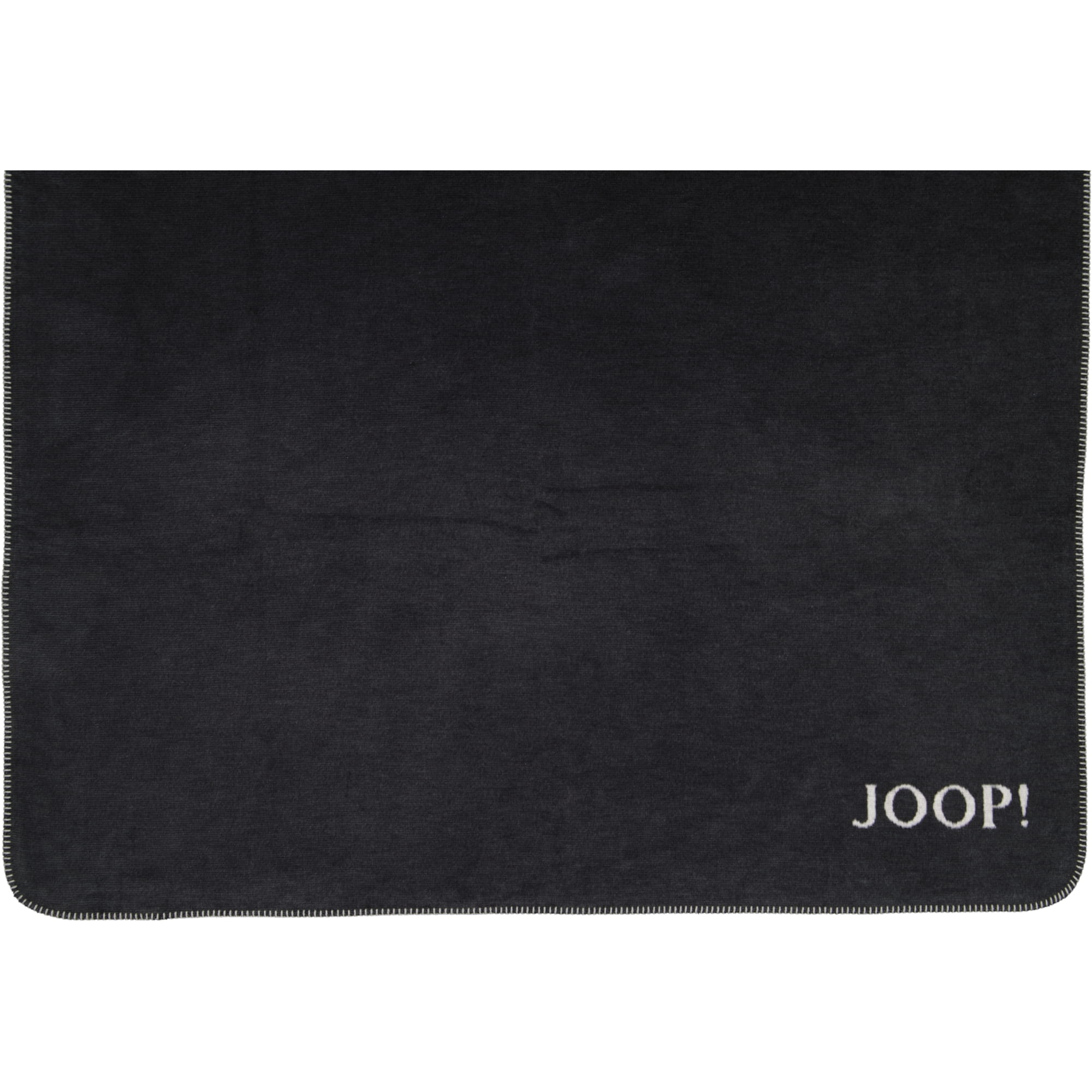 JOOP! Wohndecke Melange-Doubleface - Größe: 150x200 cm - Farbe: Anthrazit-Silber
