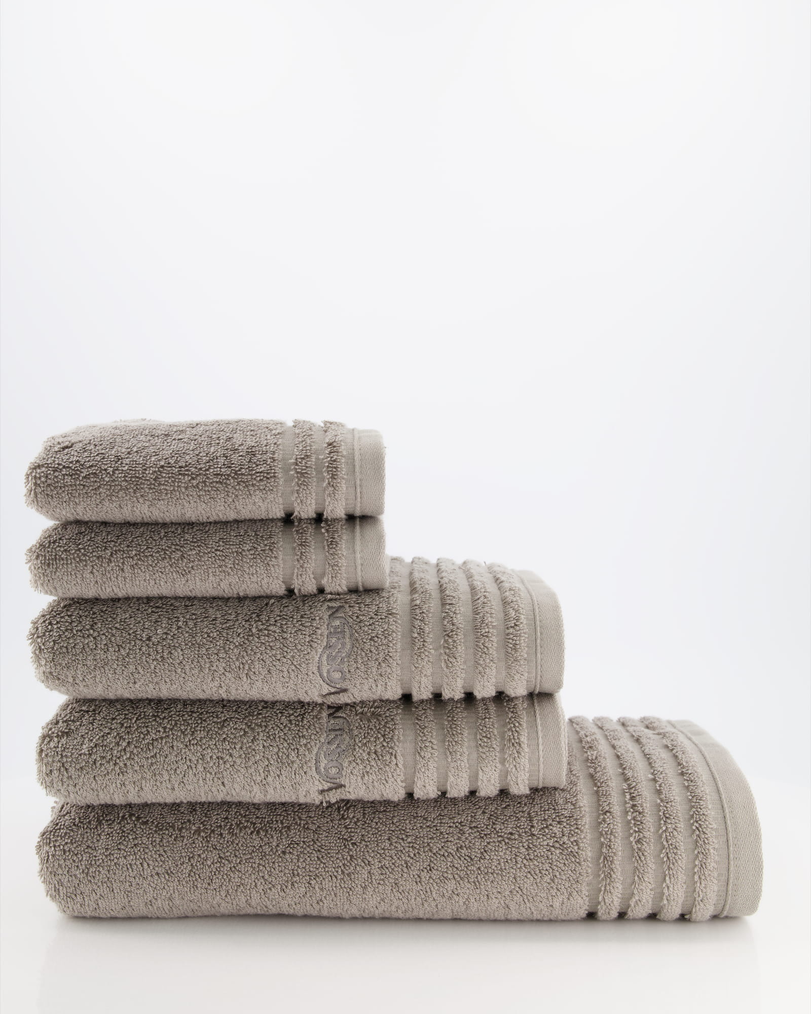 Vossen Handtücher Vienna Style Supersoft pepplestone - 7470 - Seiflappen 30x30 cm