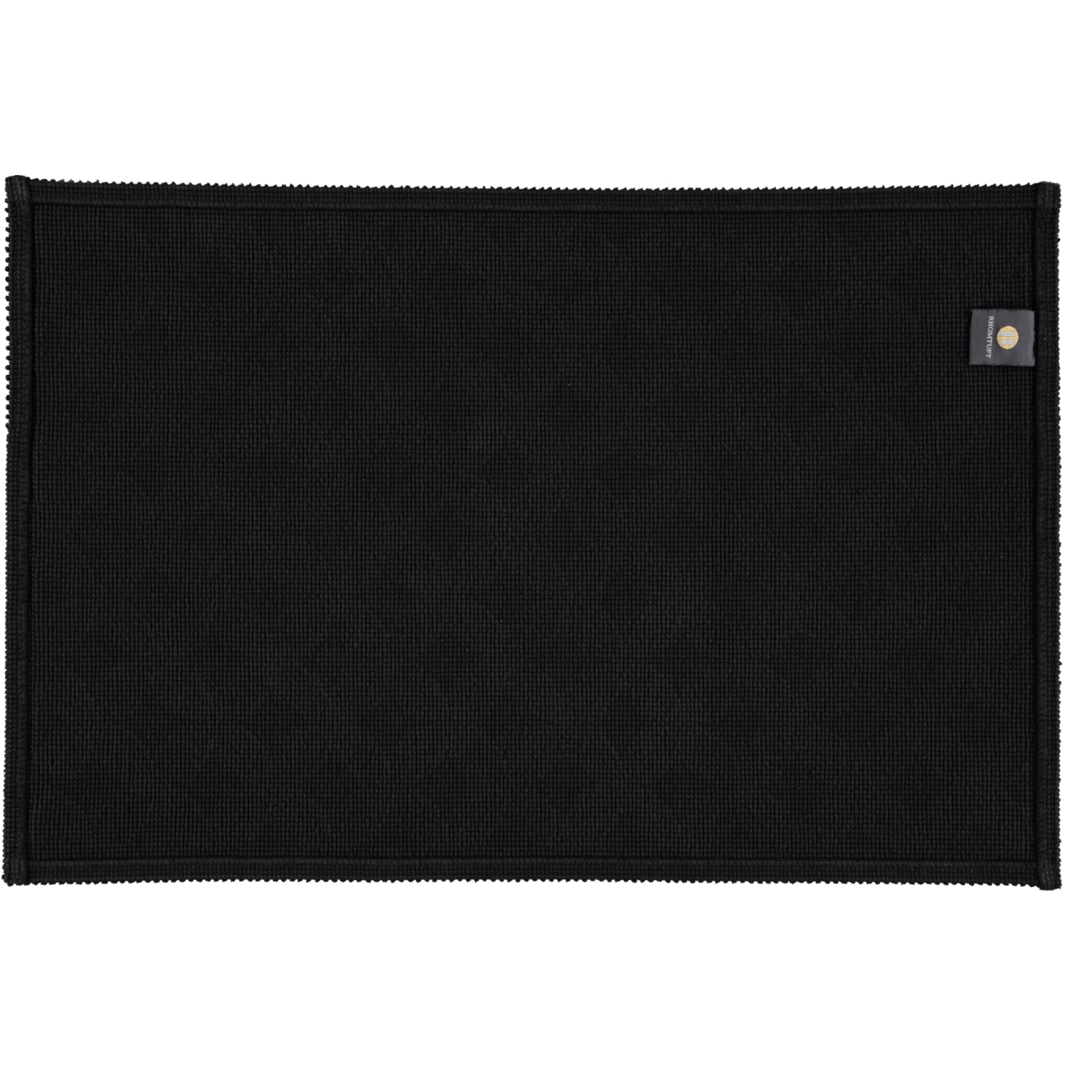 Rhomtuft - Badematte Seaside - Farbe: schwarz - 15 - 60x90 cm