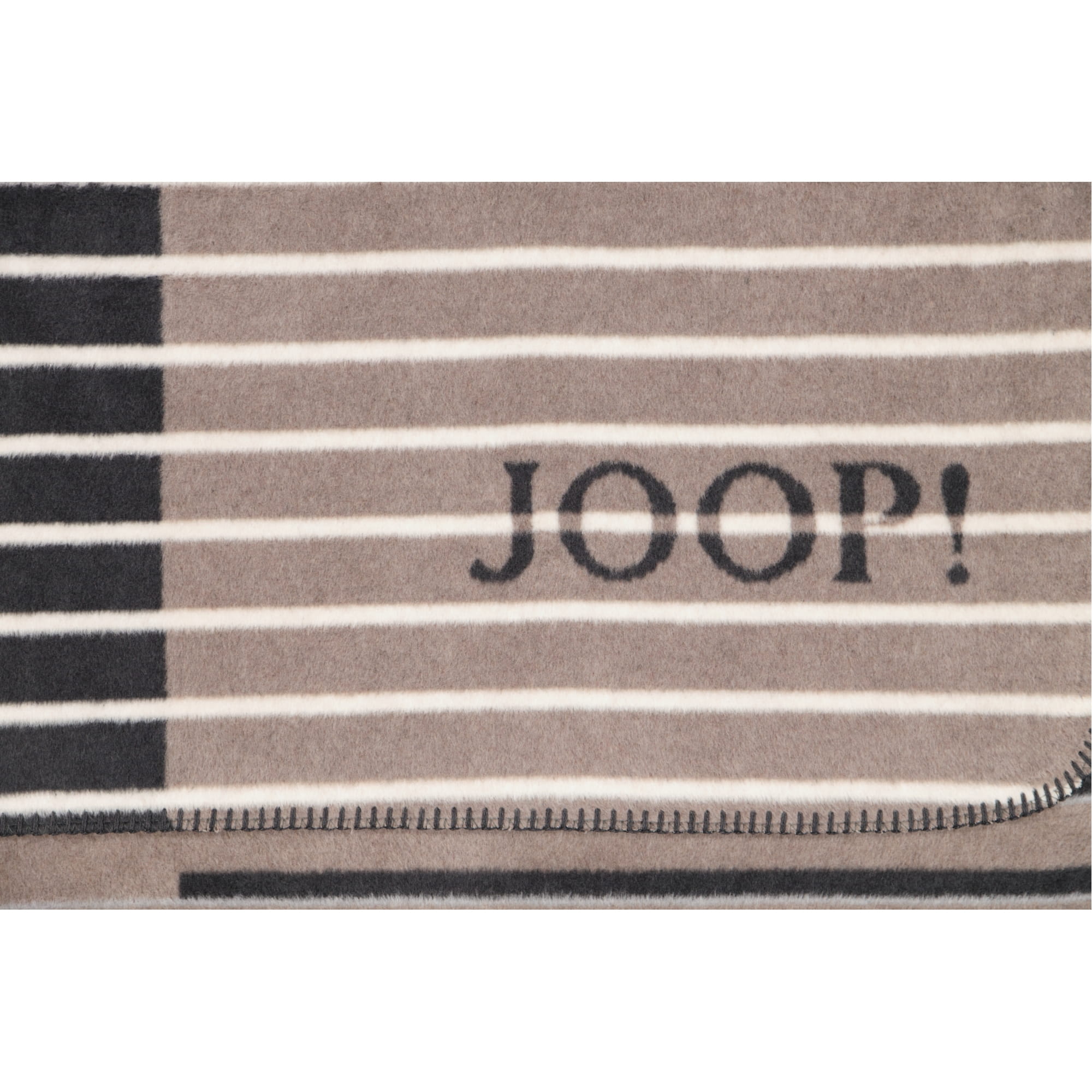 JOOP! Wohndecken Divided Stein - 150x200 cm