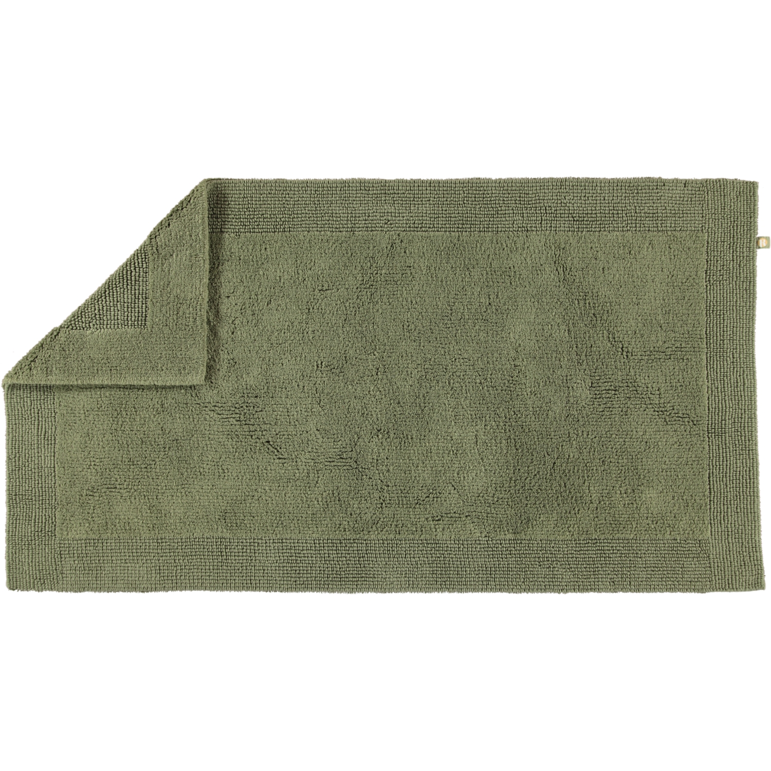 Rhomtuft - Badteppiche Prestige - Farbe: olive - 404 - 70x130 cm