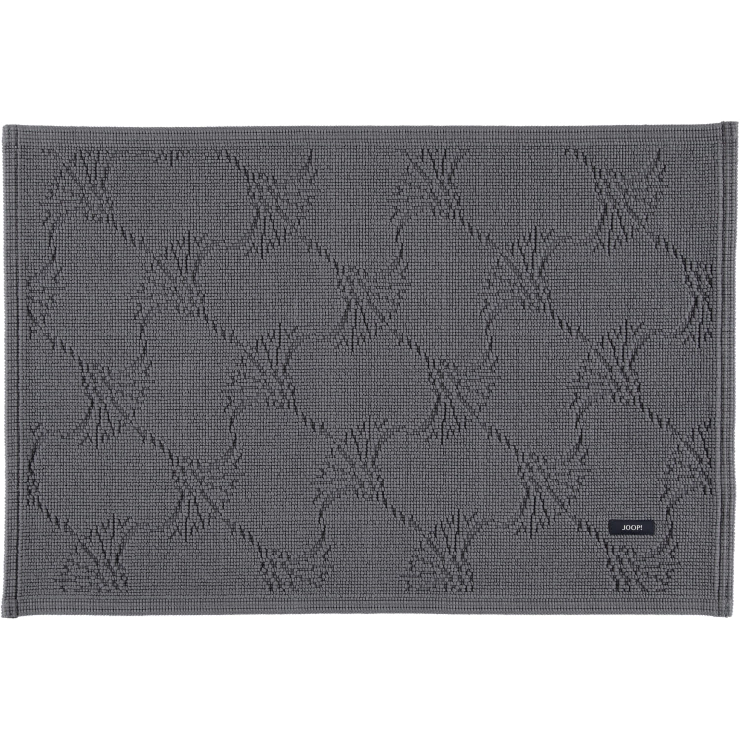 JOOP! - Badteppich New Cornflower 60 - Farbe: Light Anthrazit - 413 - 60x90 cm