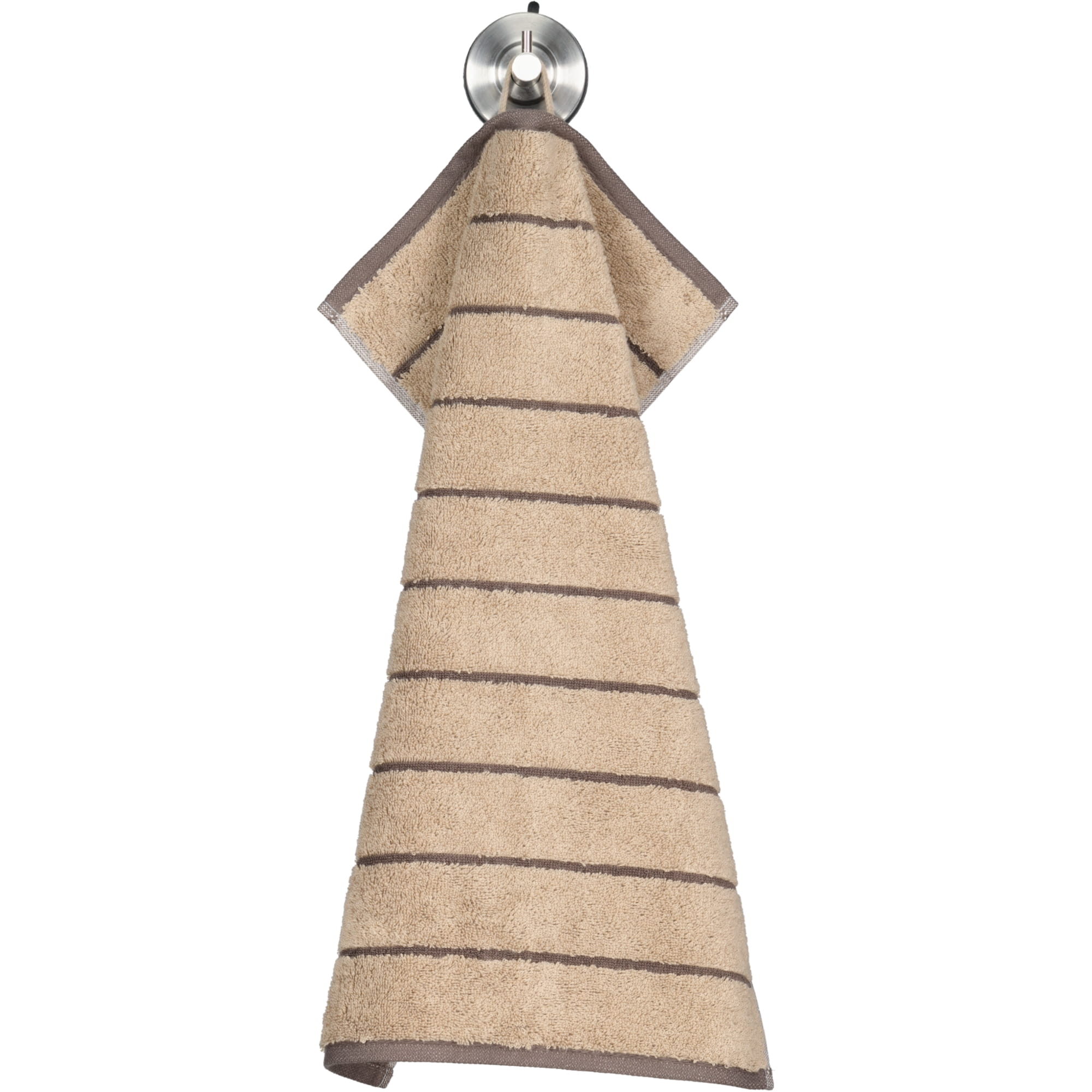 Cawö Handtücher Balance Doubleface 6232 sand - 39 - Gästetuch 30x50 cm