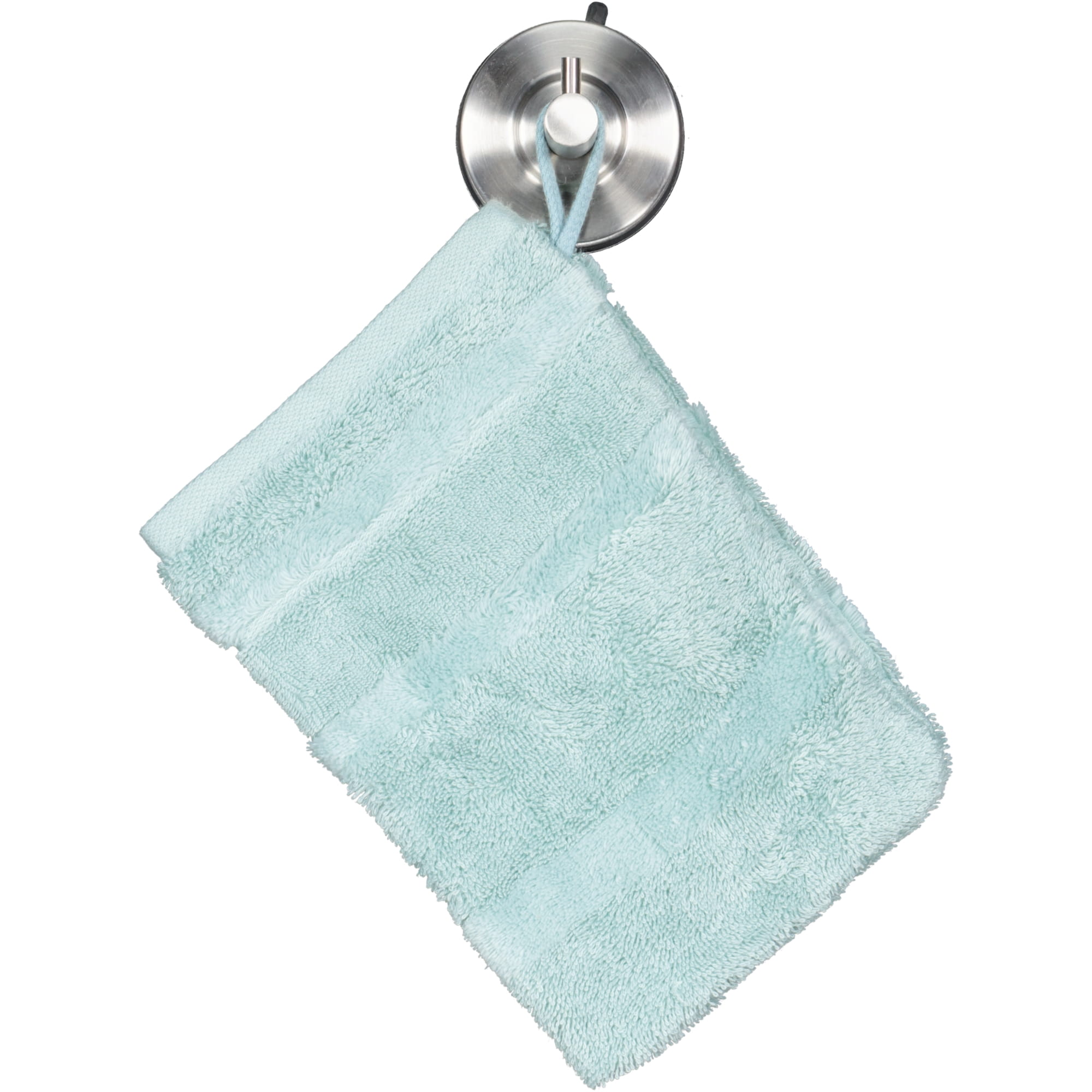 Cawö - Noblesse2 1002 - Farbe: seegrün - 455 - Waschhandschuh 16x22 cm