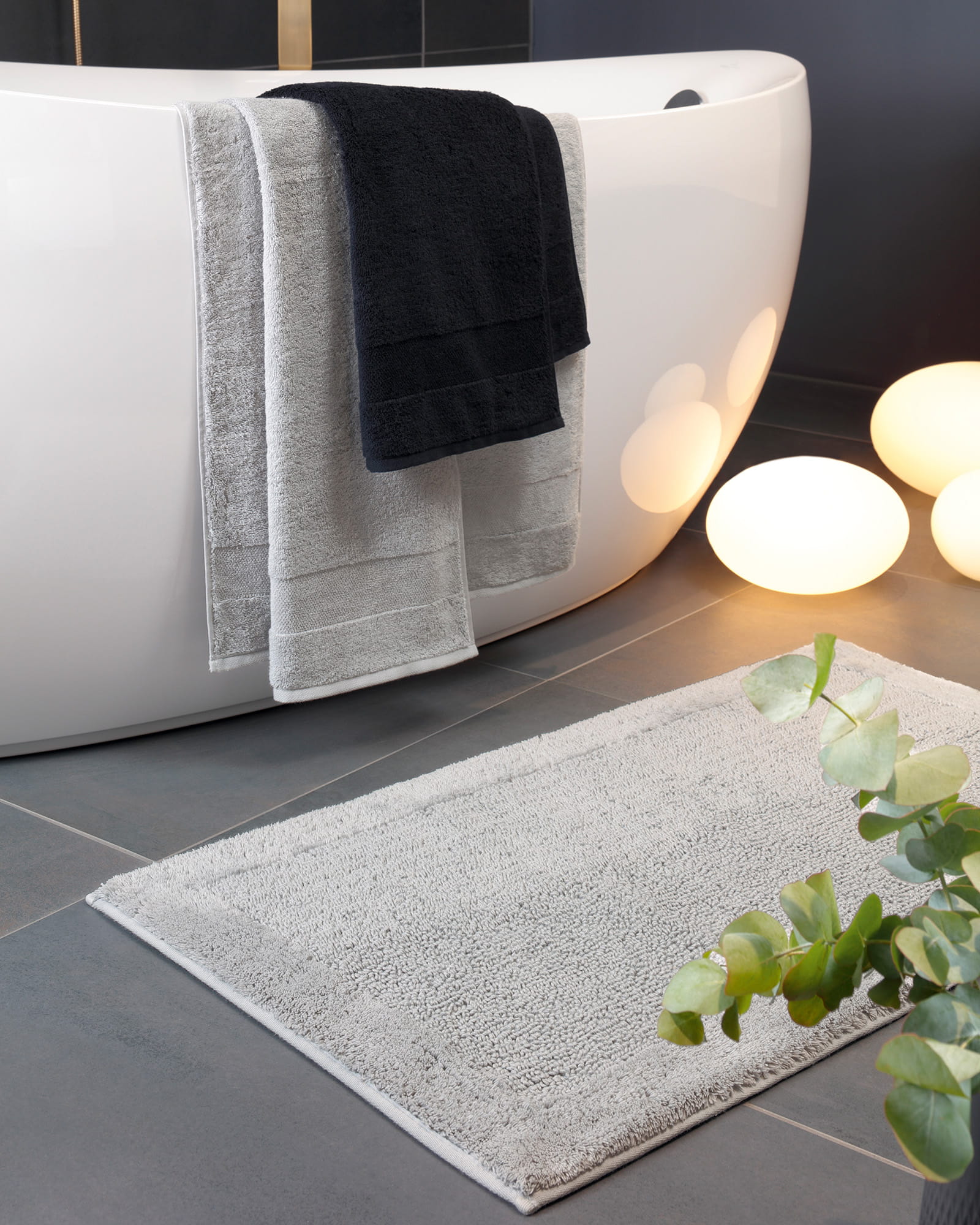 Villeroy & Boch - Badteppich Coordinates Charisma 2555 - Farbe: french linen - 705 - 60x60 cm