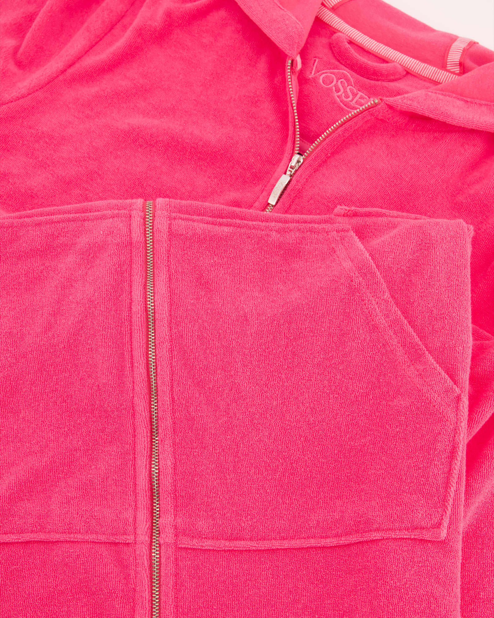 Vossen Bademäntel Damen Kurzmantel mit Kapuze Tampa prim rose - 3750