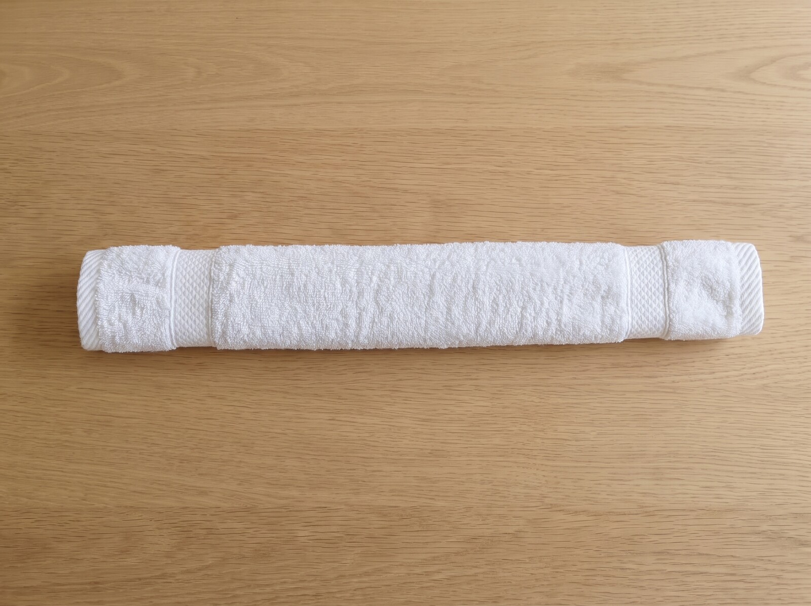 Schritt 3: umgedrehte Doppelrolle aus dem Gästetuch