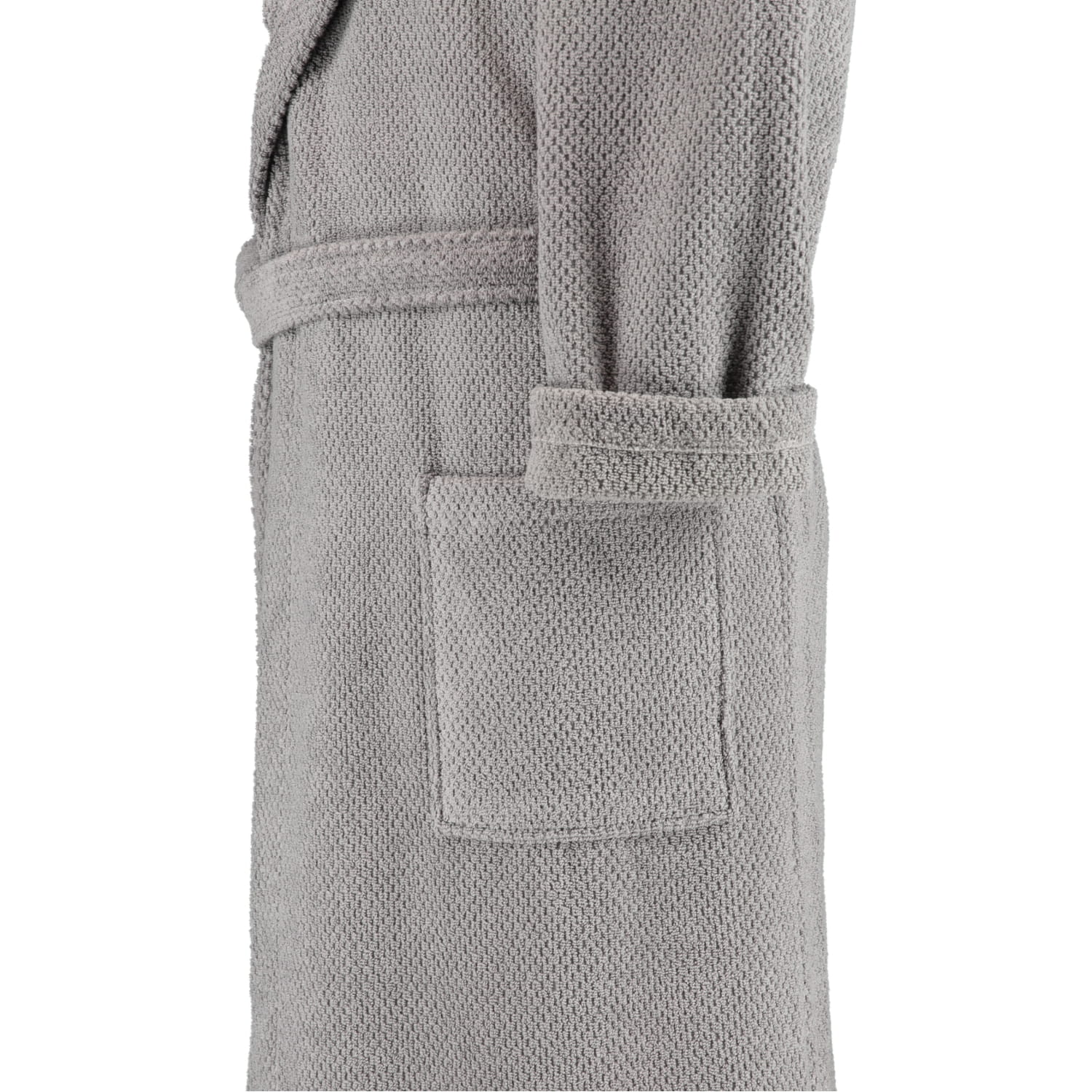 Rhomtuft - Bademantel Baronesse unisex - Farbe: kiesel - 85