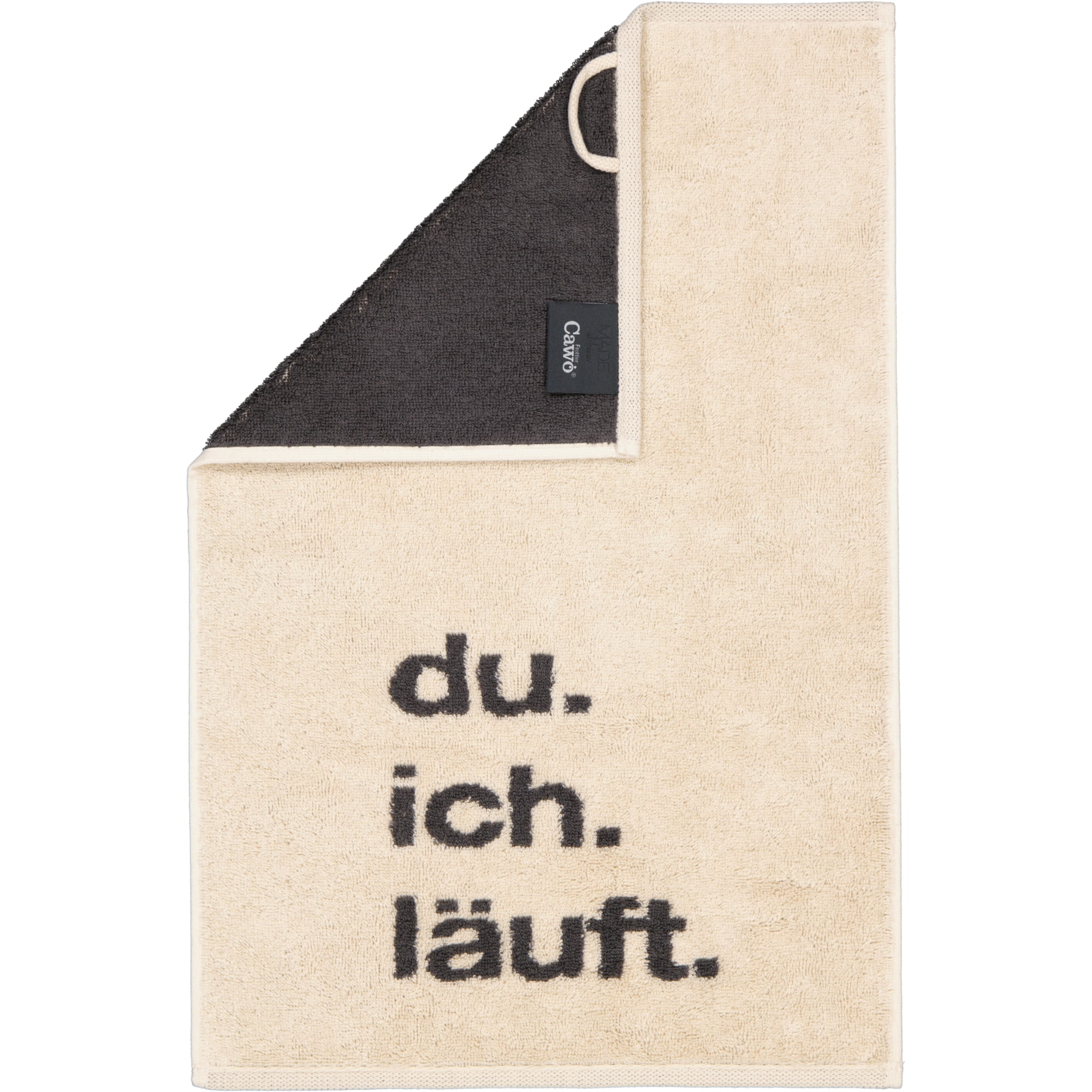 Cawö Gästetücher Postcard Towels Edition 100 du.ich.läuft - 13 - Gästetuch 30x50 cm