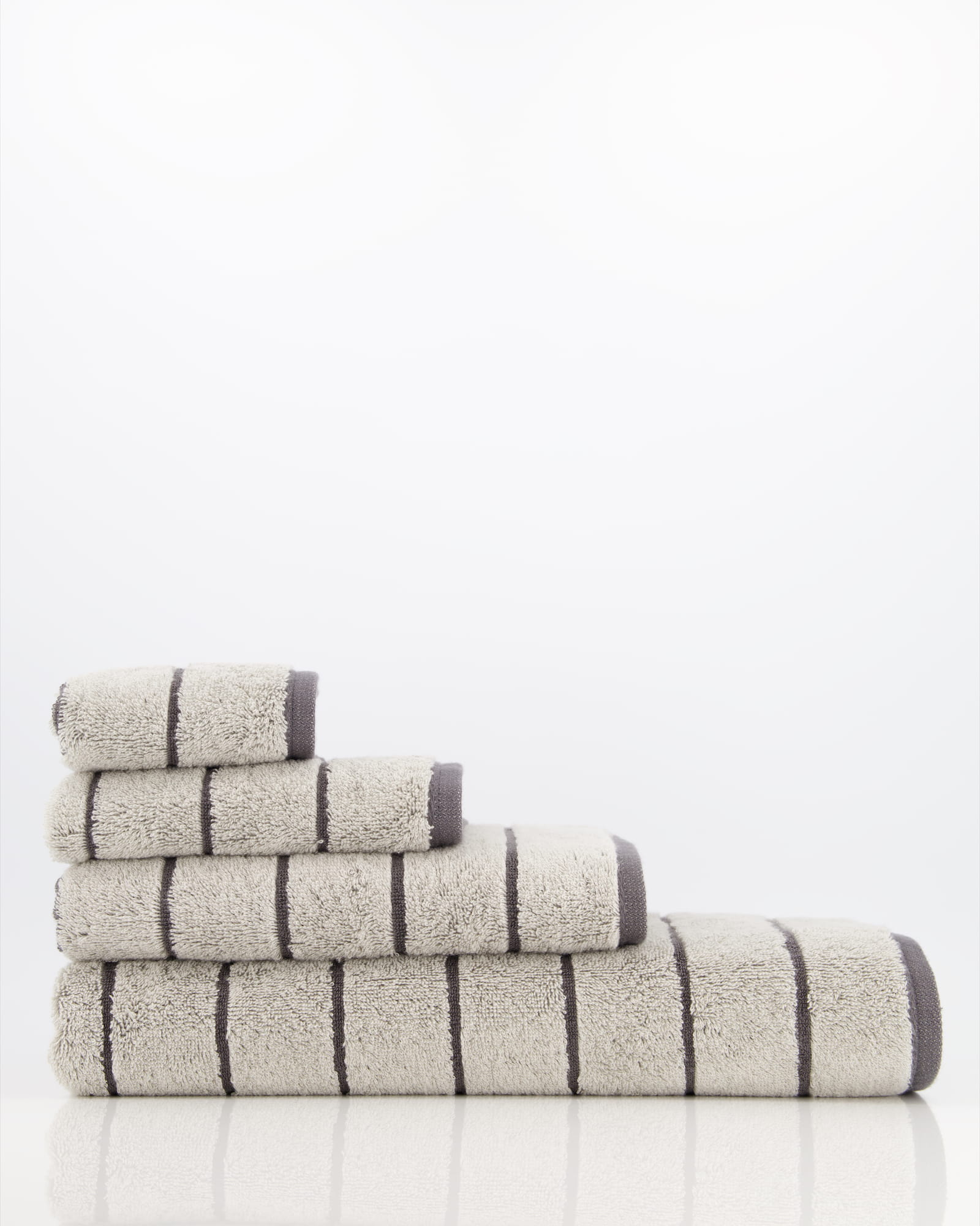 Cawö Handtücher Balance Doubleface 6232 platin - 77 - Handtuch 50x100 cm