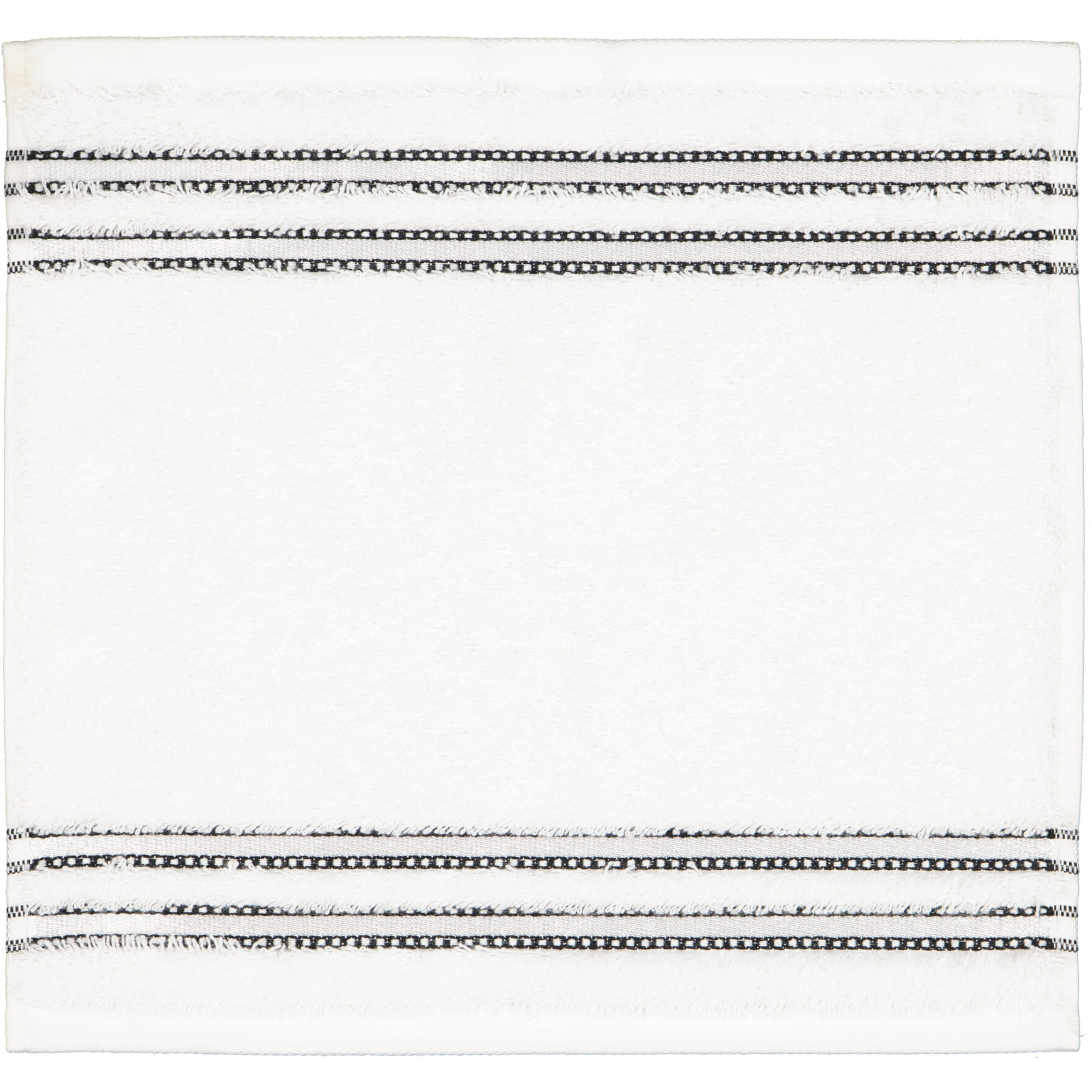 Vossen Handtücher Cult de Luxe weiß - 0300 - Seiflappen 30x30 cm