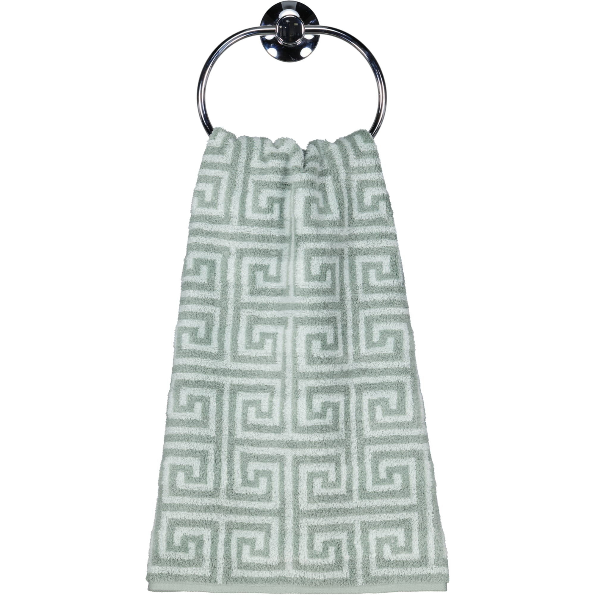 Cawö Handtücher Noblesse Elegance Allover 1088 nordic green - 44 - Handtuch 50x100 cm