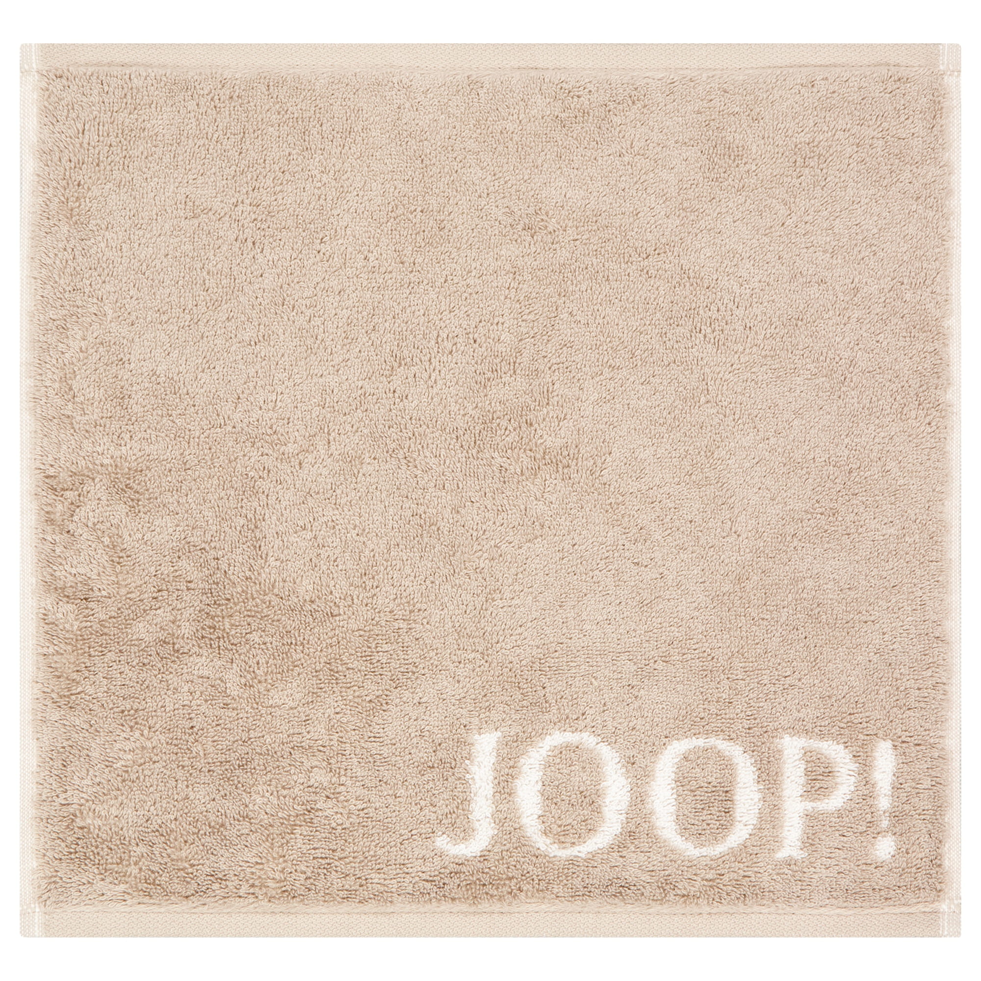 JOOP! Handtücher New Classic Doubleface 1720 Sand - 30 - Seiflappen 30x30 cm