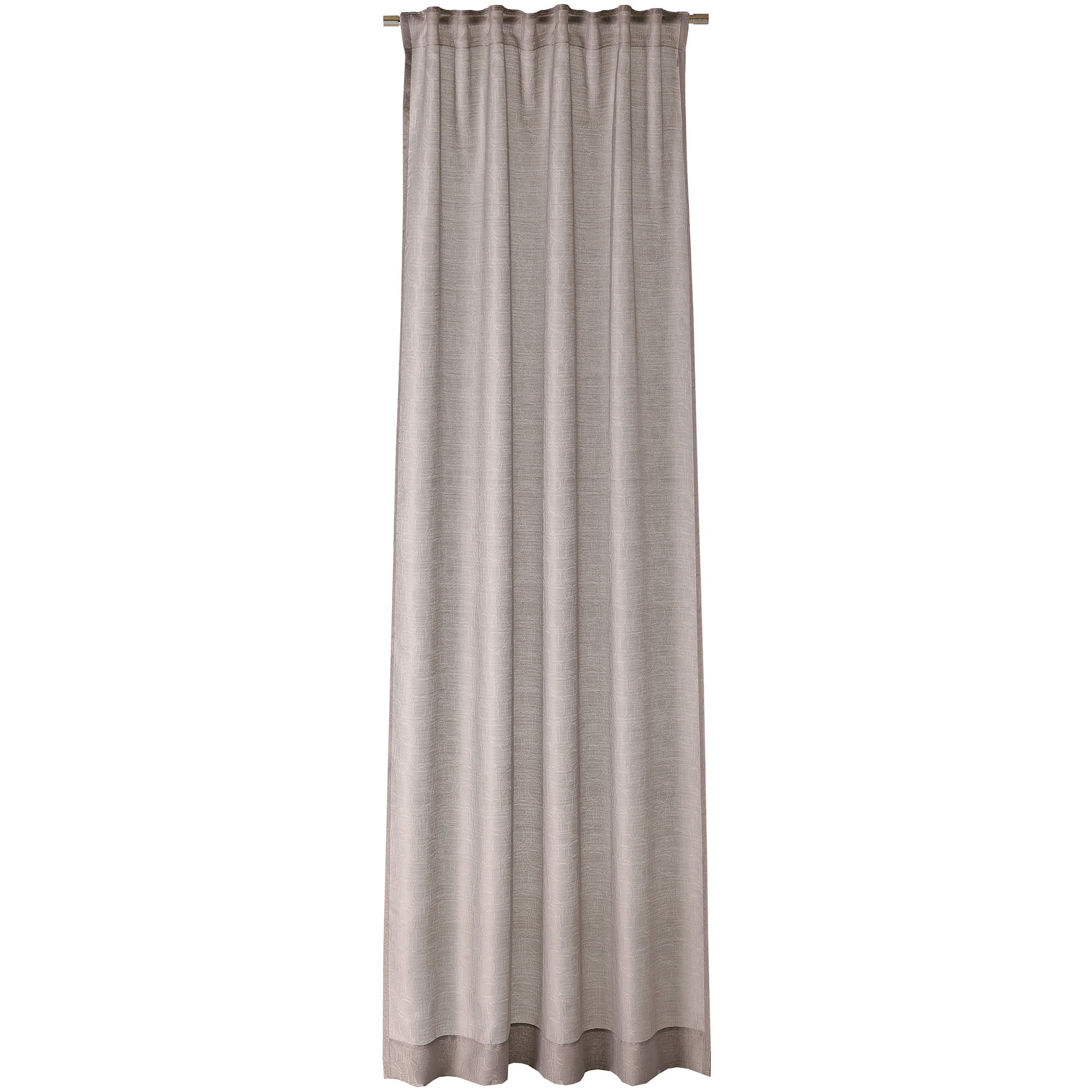 JOOP! Vorhang Gardine Ornament Allover - verdecktes Schlaufenband - Größe: 130x250 cm - Farbe: Umbra - 020