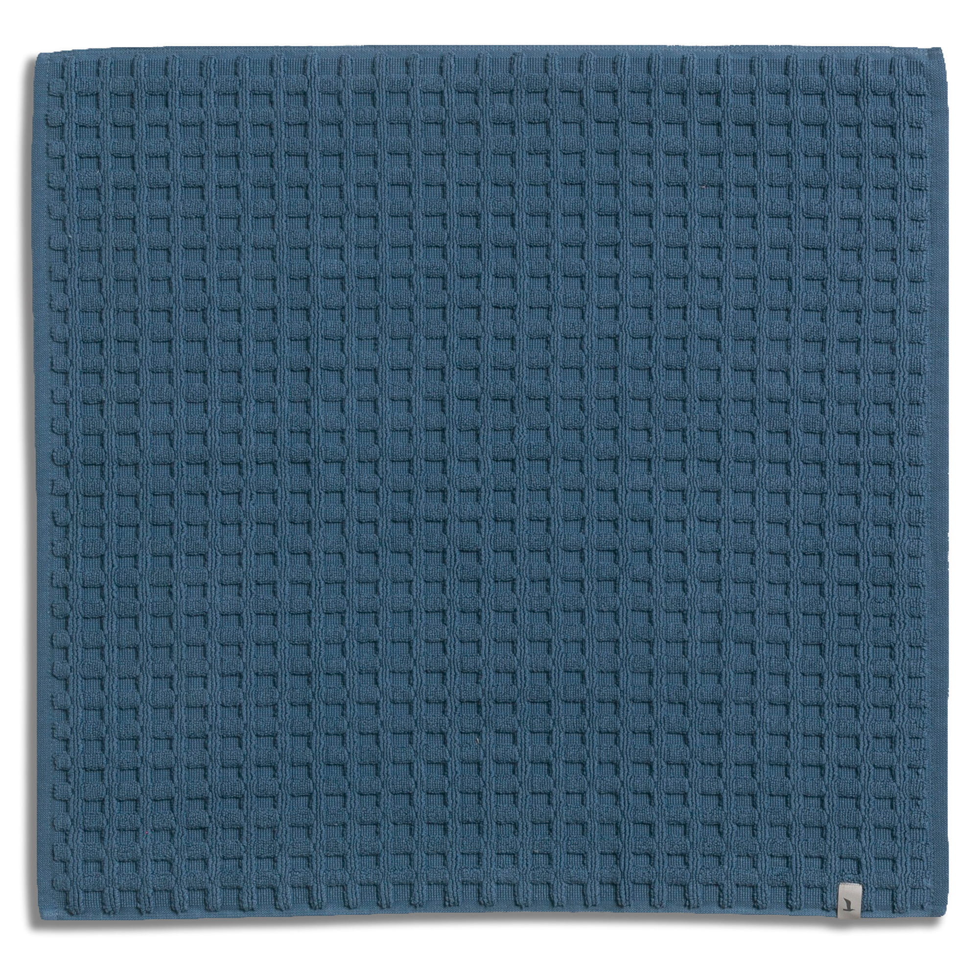 Möve Badematten Piquee steel blue - 847 - 60x60 cm