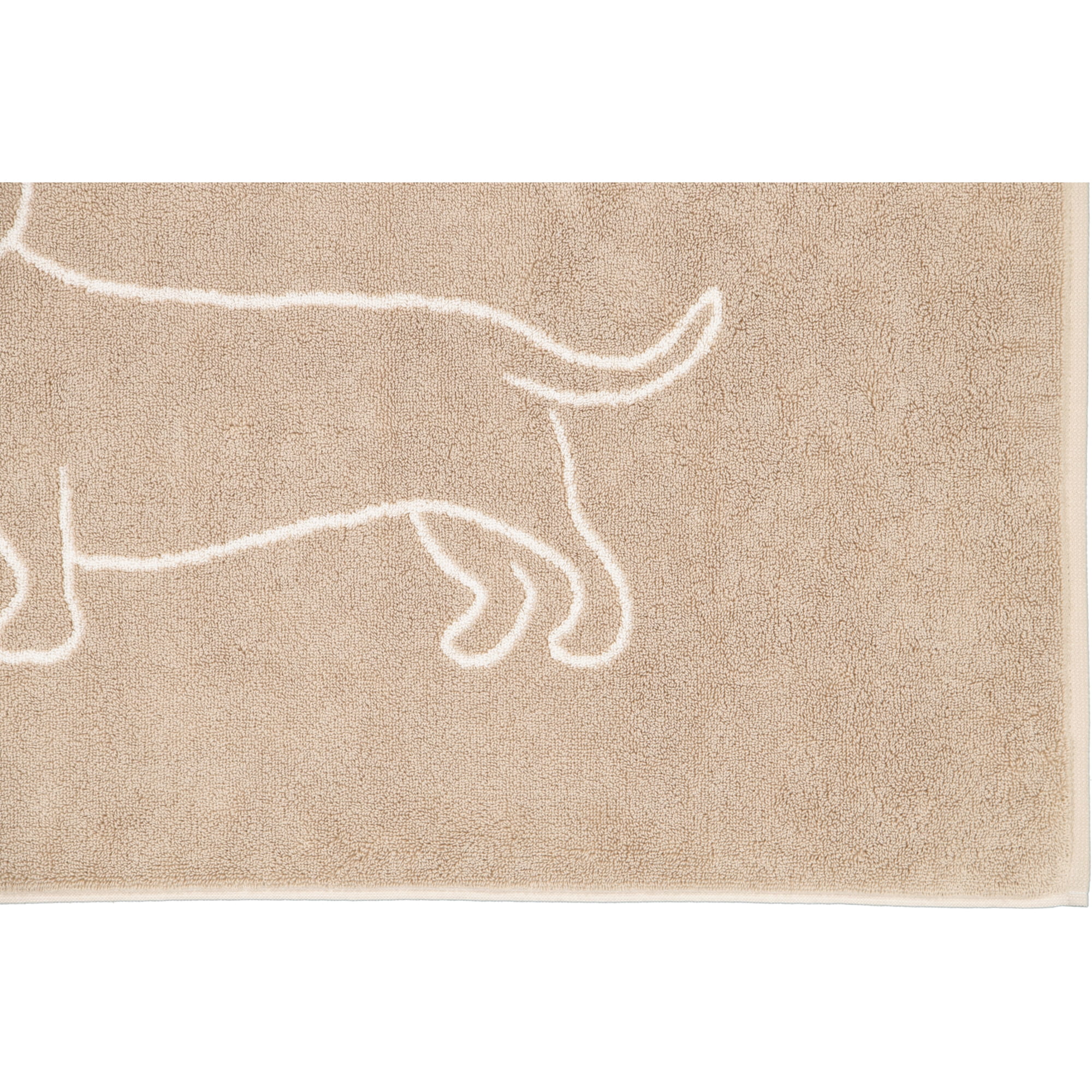 Cawö Badematten WE LOVE DOGS Companion 6248 natur/beige - 33 - 50x80 cm