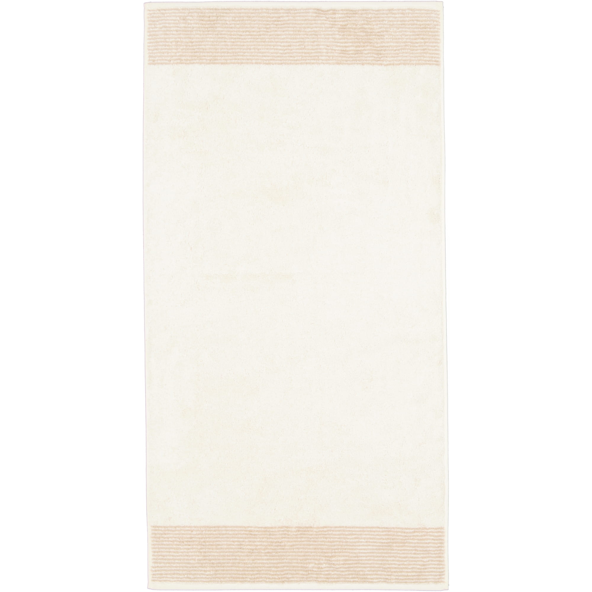 Cawö Handtücher Luxury Home Two-Tone 590 natur - 36 - Waschhandschuh 16x22 cm