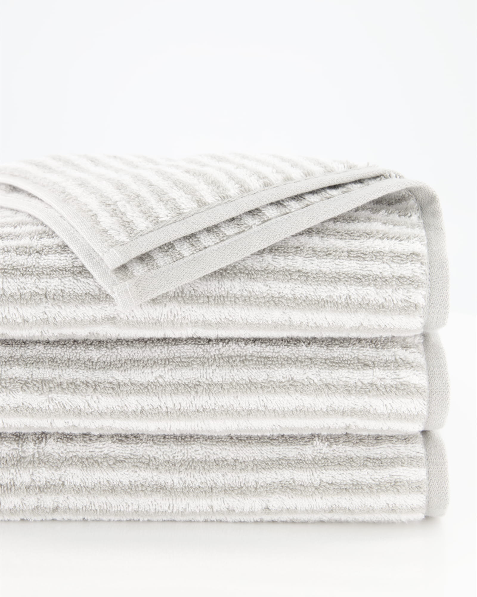 Cawö Handtücher Two-Tone Stripes 480 platin - 76