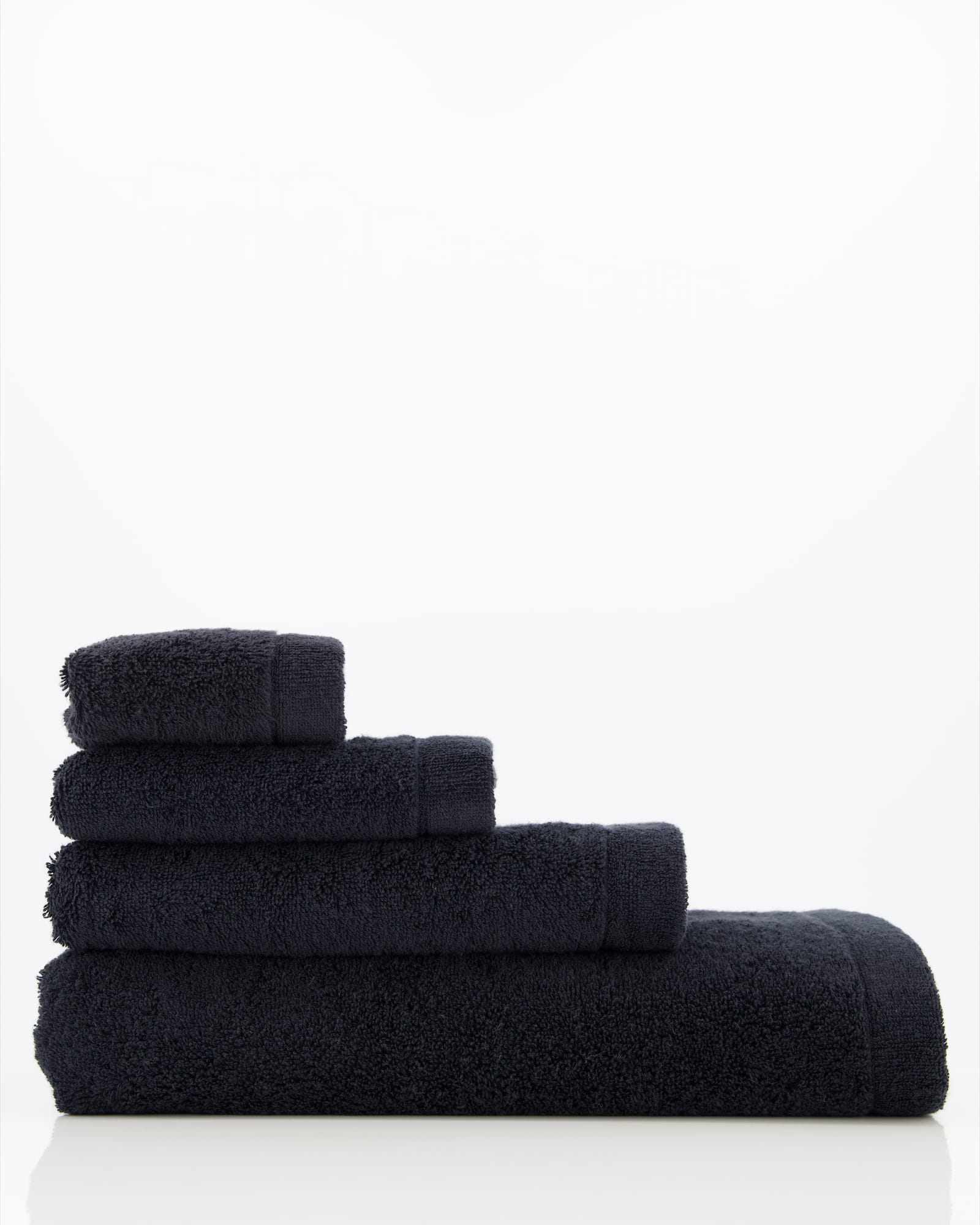 Cawö Handtücher Lifestyle Uni 7007 schwarz - 906 - Seiflappen 30x30 cm