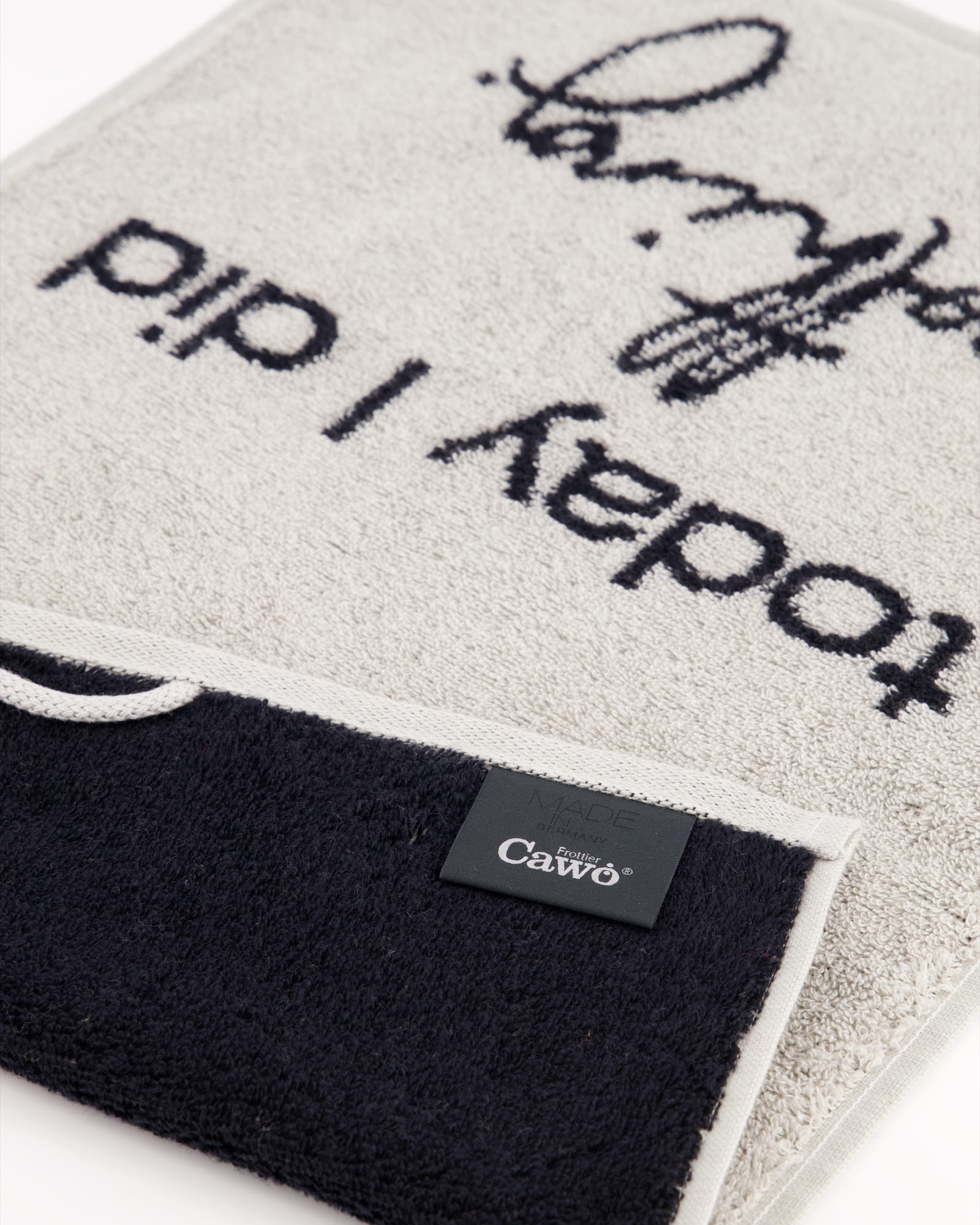 Cawö Gästetücher Postcard Towels Edition 100 today I did nothing - 04 - Gästetuch 30x50 cm