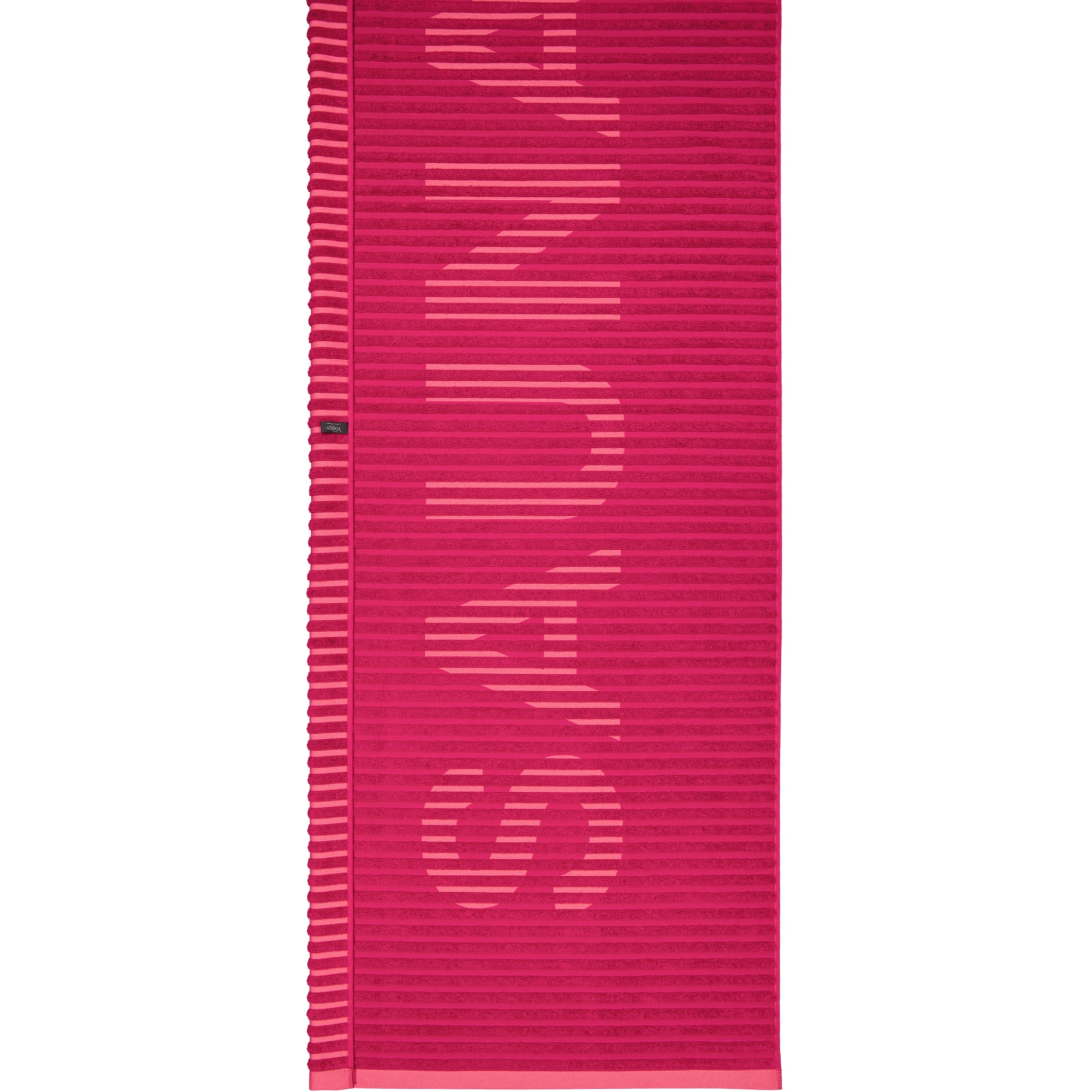 Vossen Saunatücher Camden cranberry - 0037 - 80x200 cm