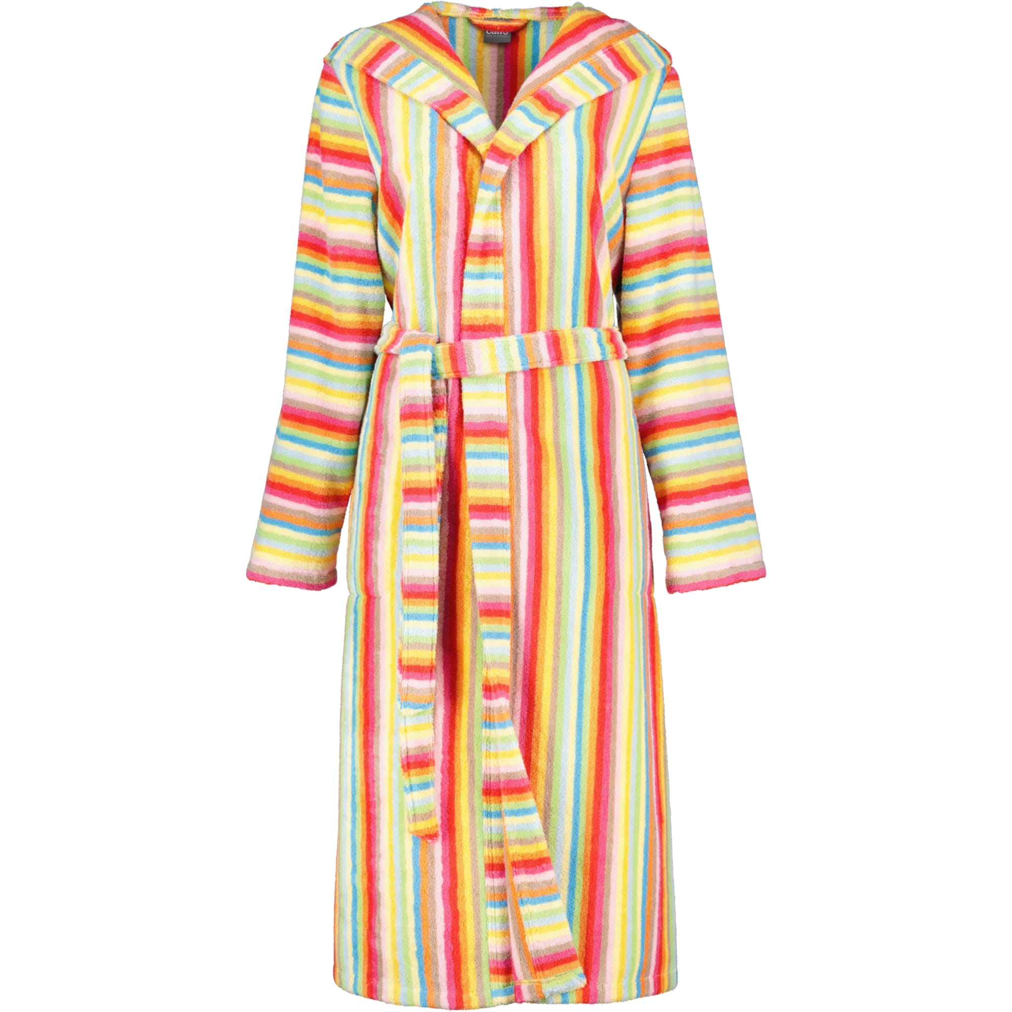 Cawö - Damen Bademantel Life Style - Kapuze 7081 - Farbe: multicolor - 25