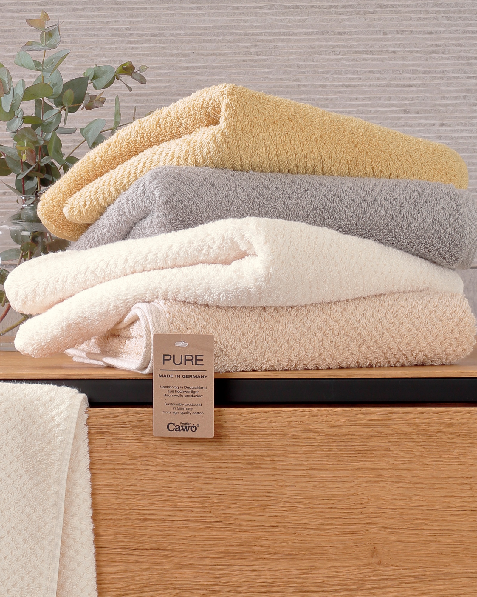 Cawö Handtücher Pure 6500 - Farbe: amber - 514