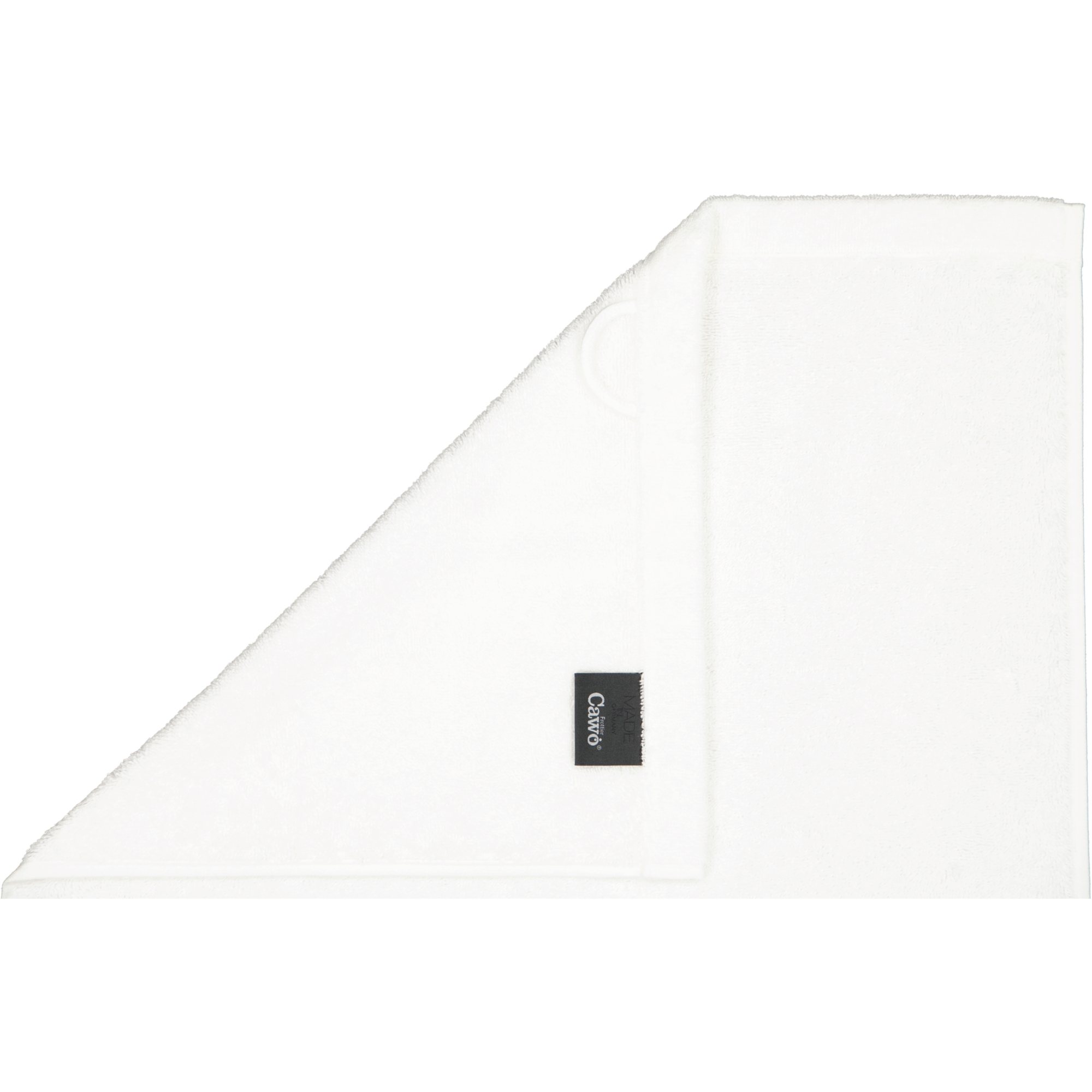 Cawö Handtücher Lifestyle Uni 7007 weiß - 600 - Seiflappen 30x30 cm