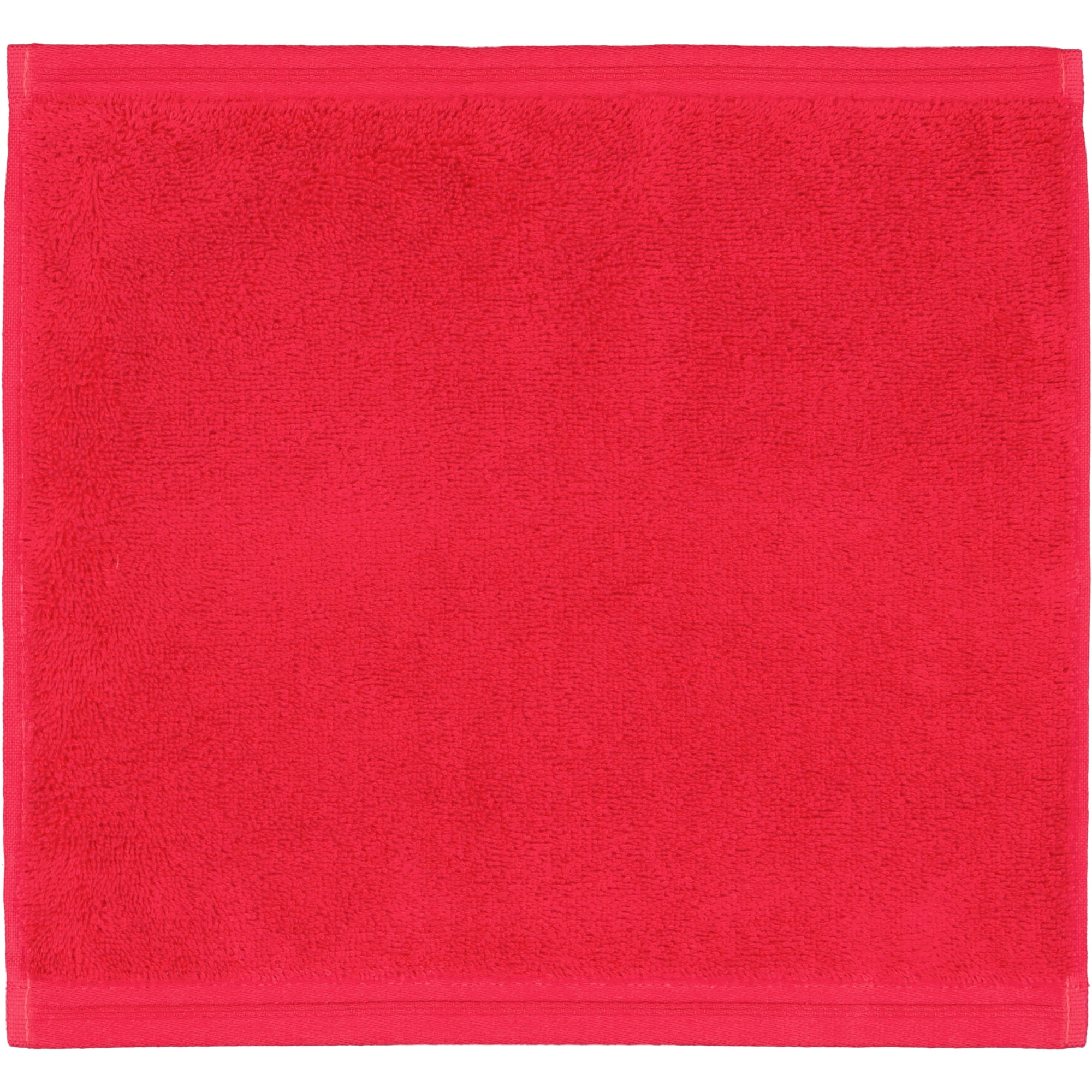 Vossen Handtücher Vegan Life kirschrot - 3680 - Seiflappen 30x30 cm