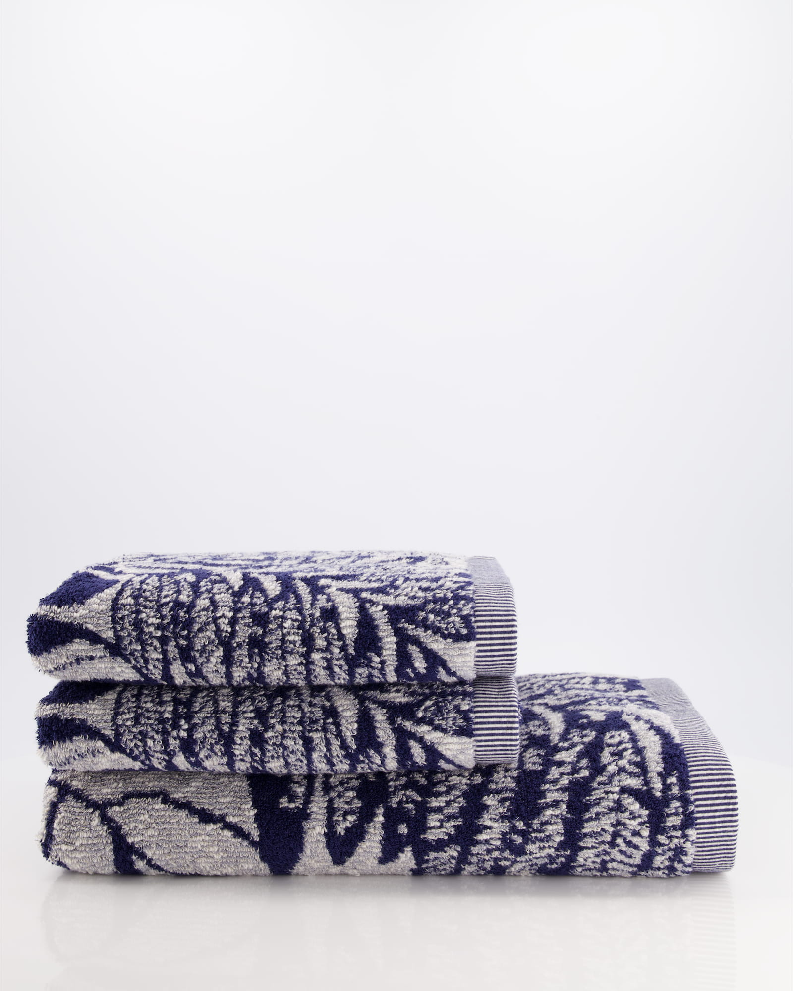 Möve Handtücher Brooklyn Botanic nature/deep sea - 042 - Handtuch 50x100 cm