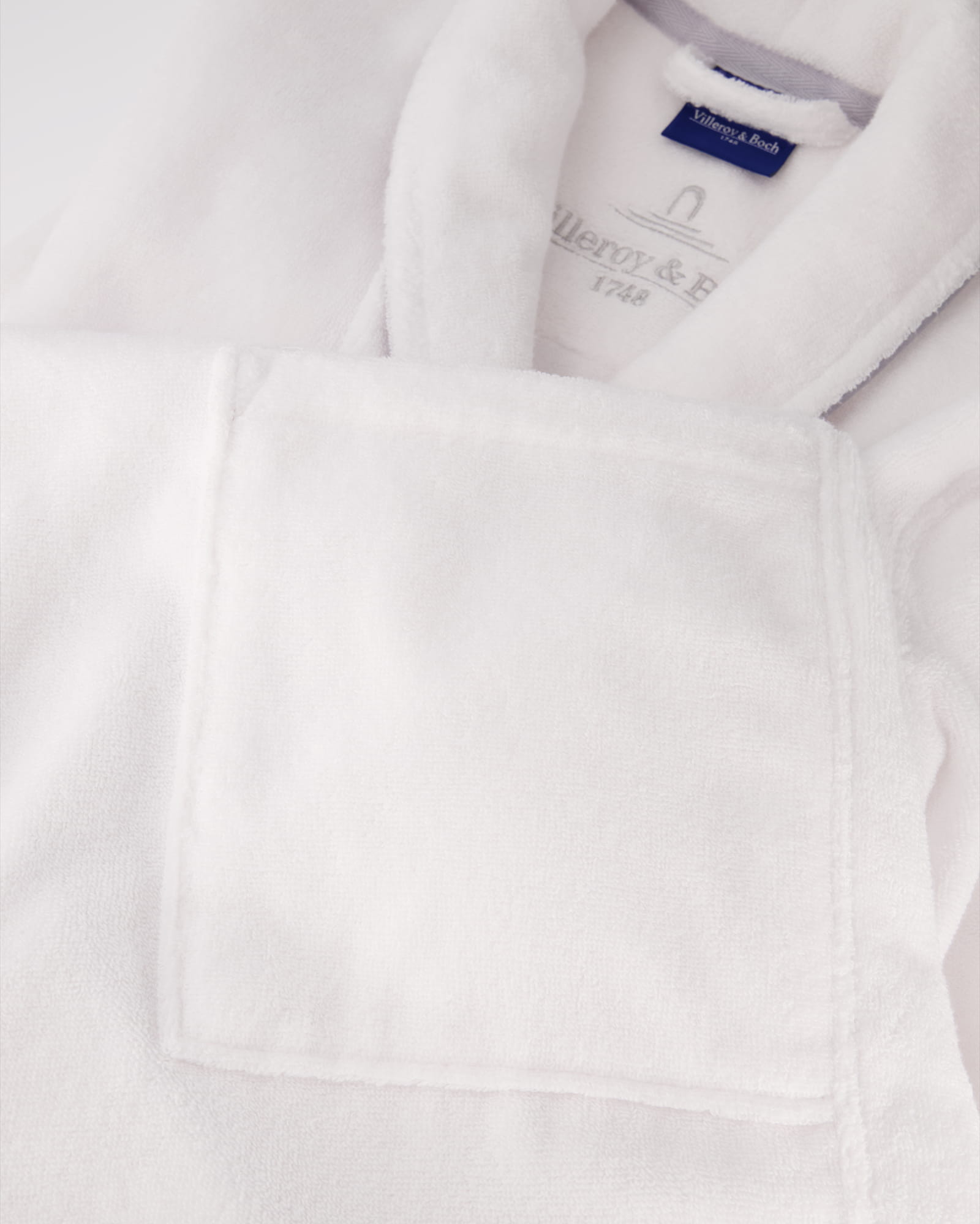 Villeroy & Boch Herren Bademantel Schalkragen 2522 - Farbe: brilliant-white - 67