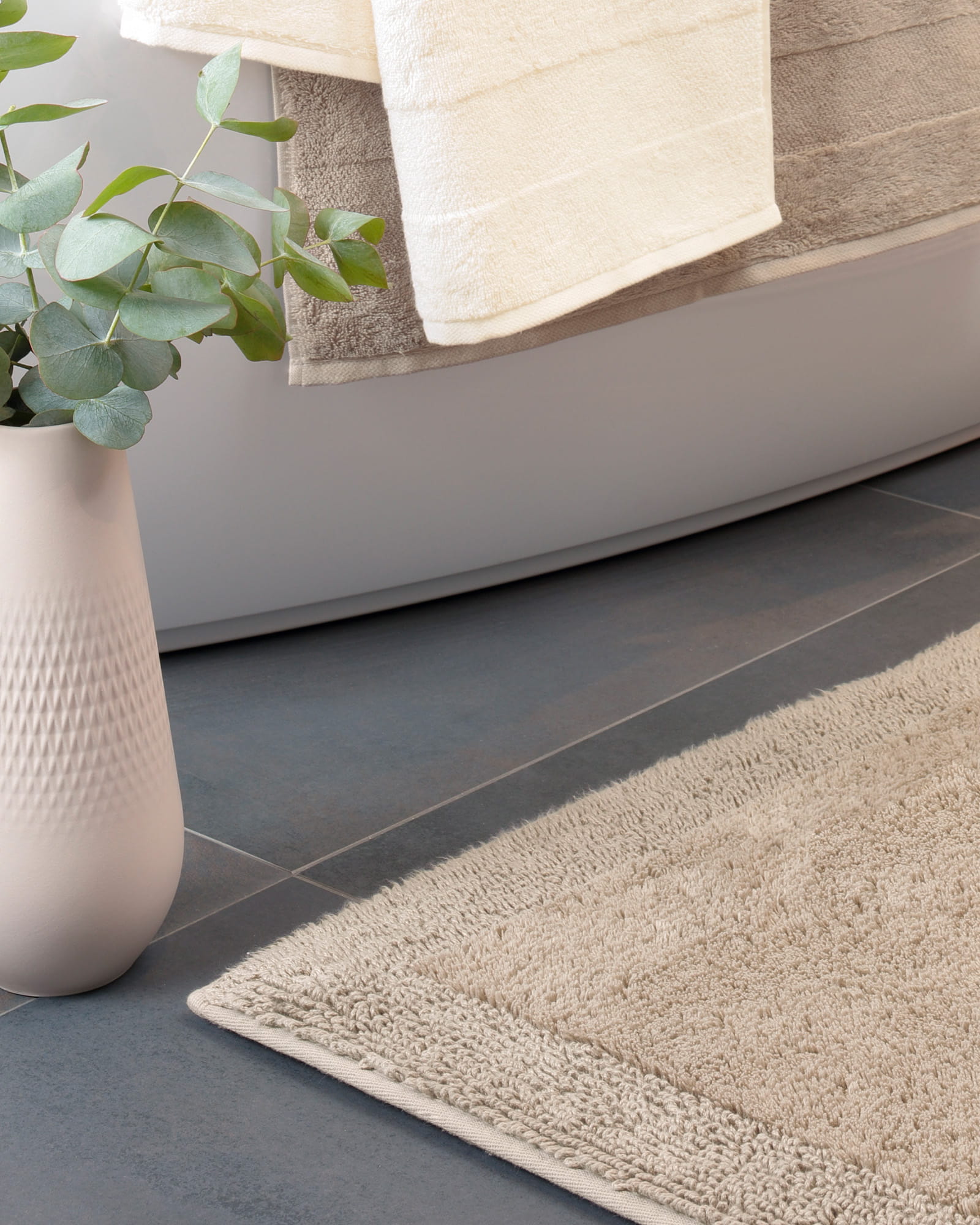 Villeroy & Boch - Badteppich Coordinates Charisma 2555 - Farbe: sand - 339