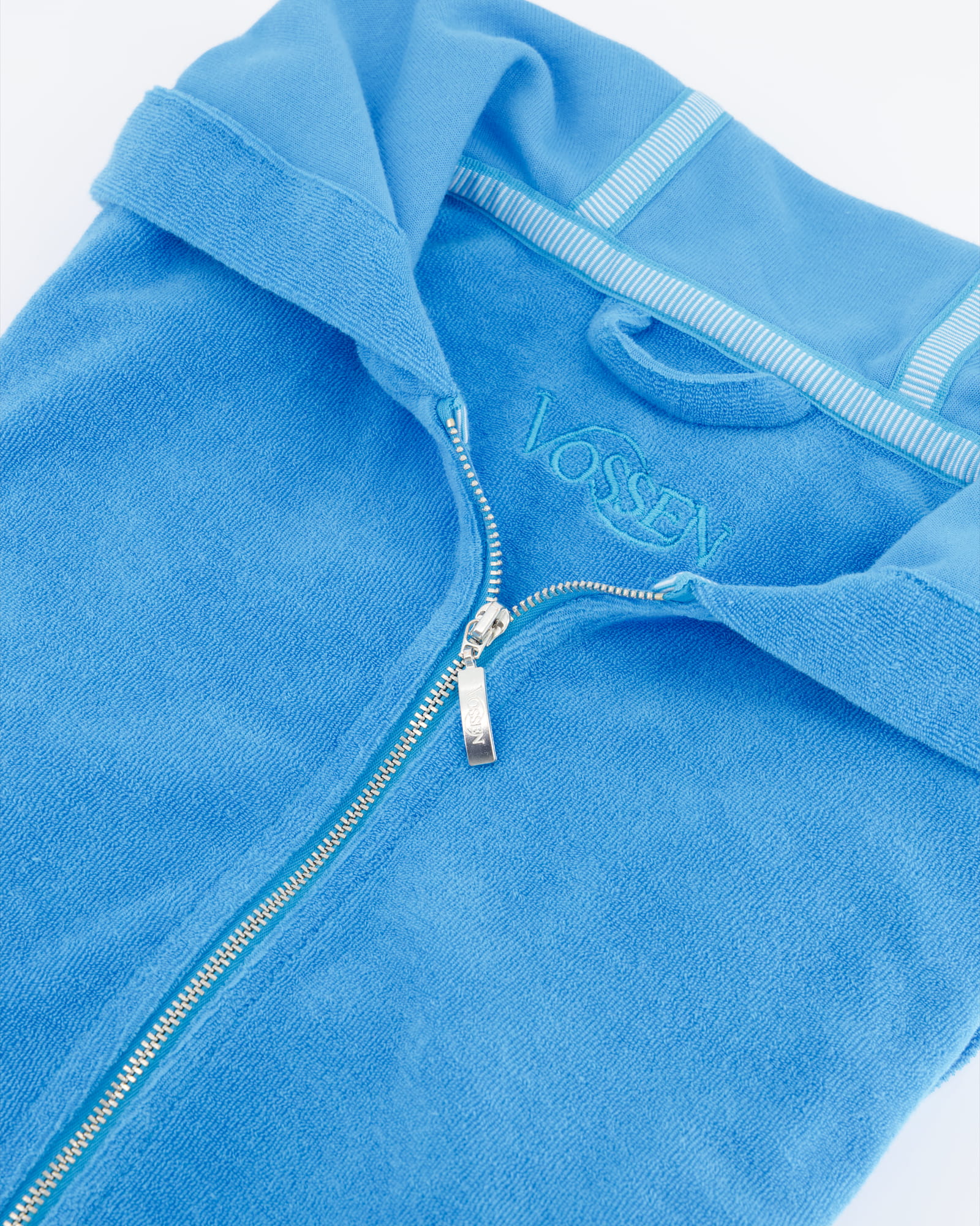 Vossen Bademäntel Damen Kurzmantel mit Kapuze Tampa ice blue - 5560
