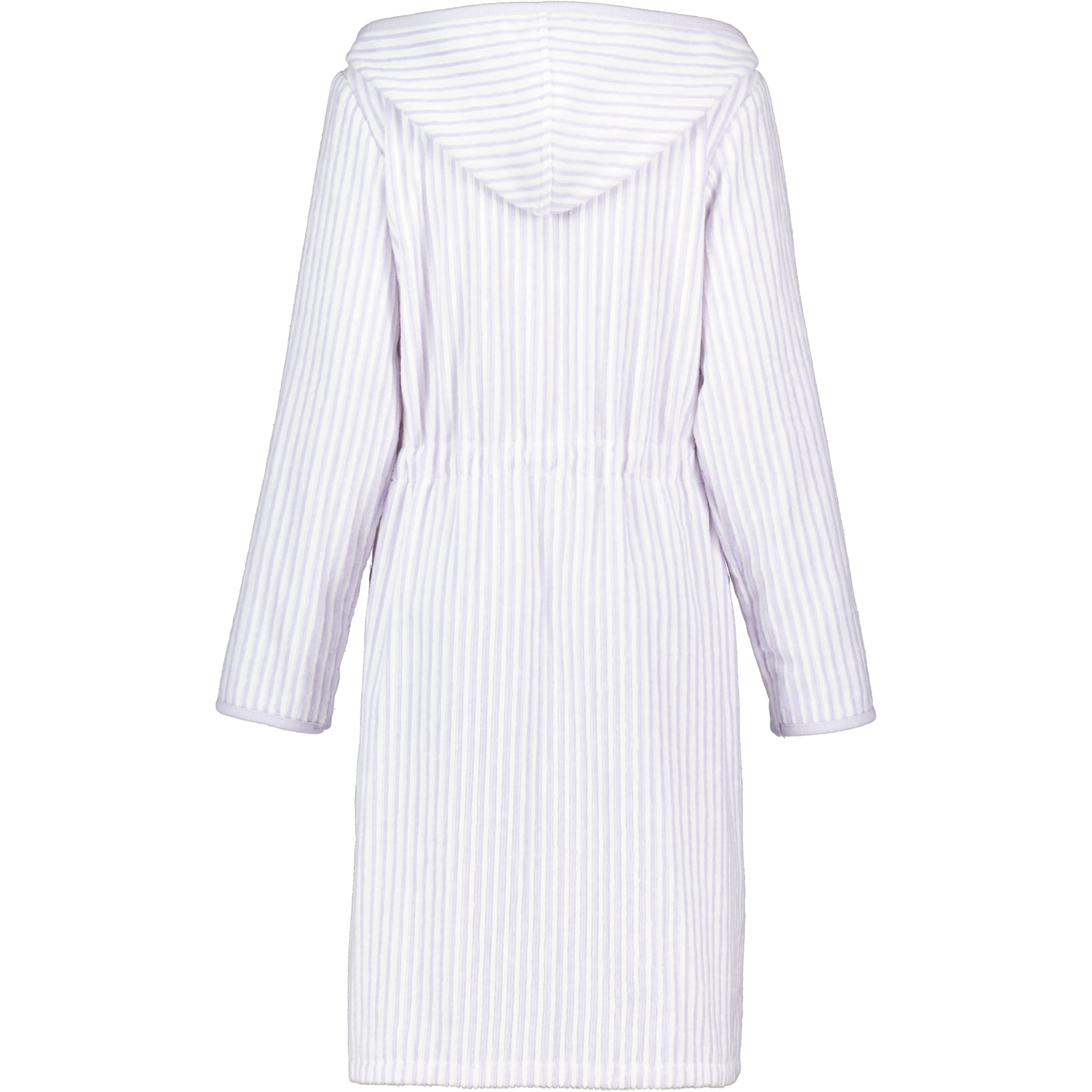 Cawö - Damen Bademantel kurz Kapuze TG RV 6416 - Farbe: flieder - 86 - L