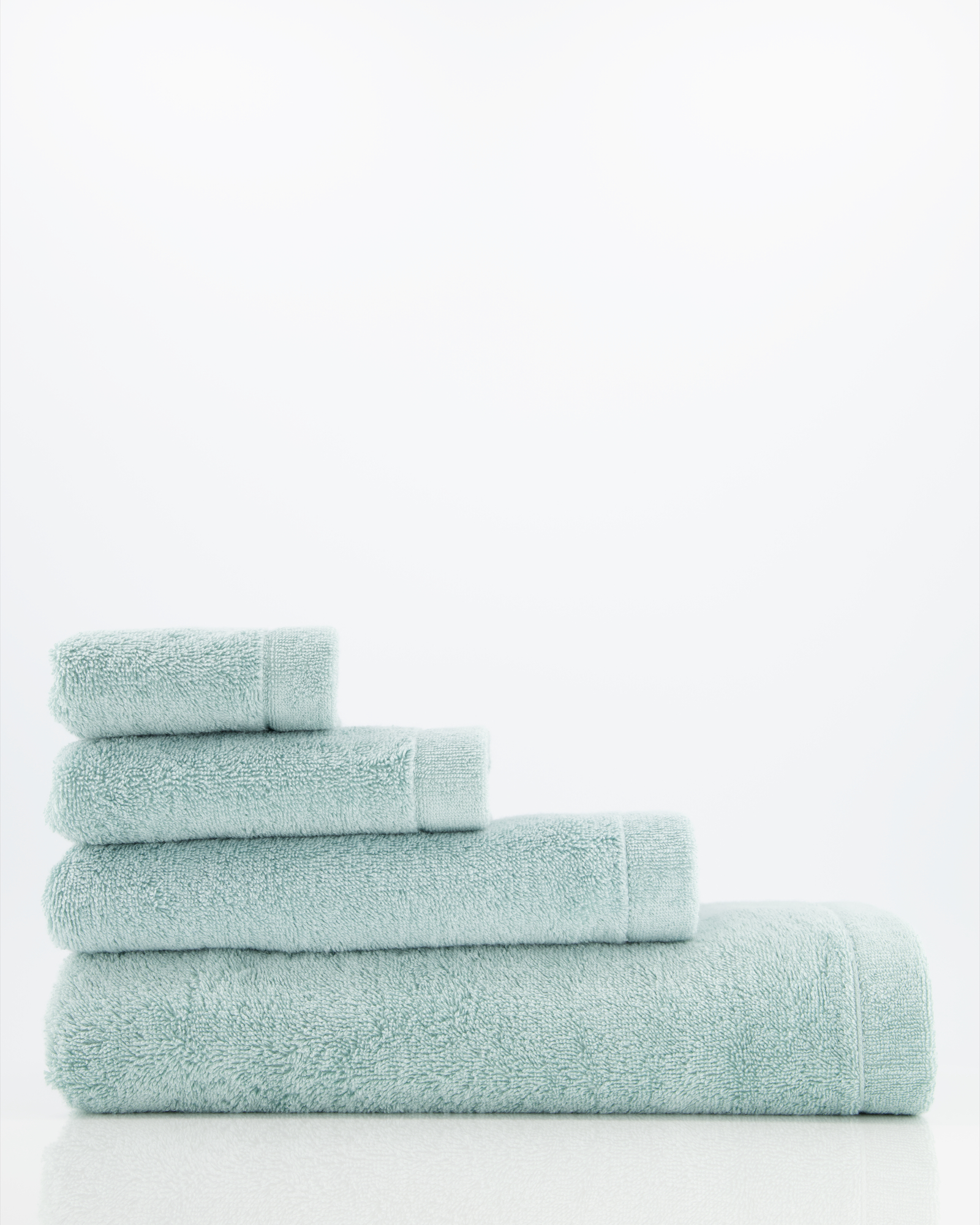 Cawö Handtücher Lifestyle Uni 7007 seegrün - 455 - Seiflappen 30x30 cm