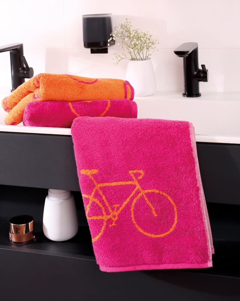 Cawö Handtücher VELO EDITION Fahrrad 6298 pink - 23