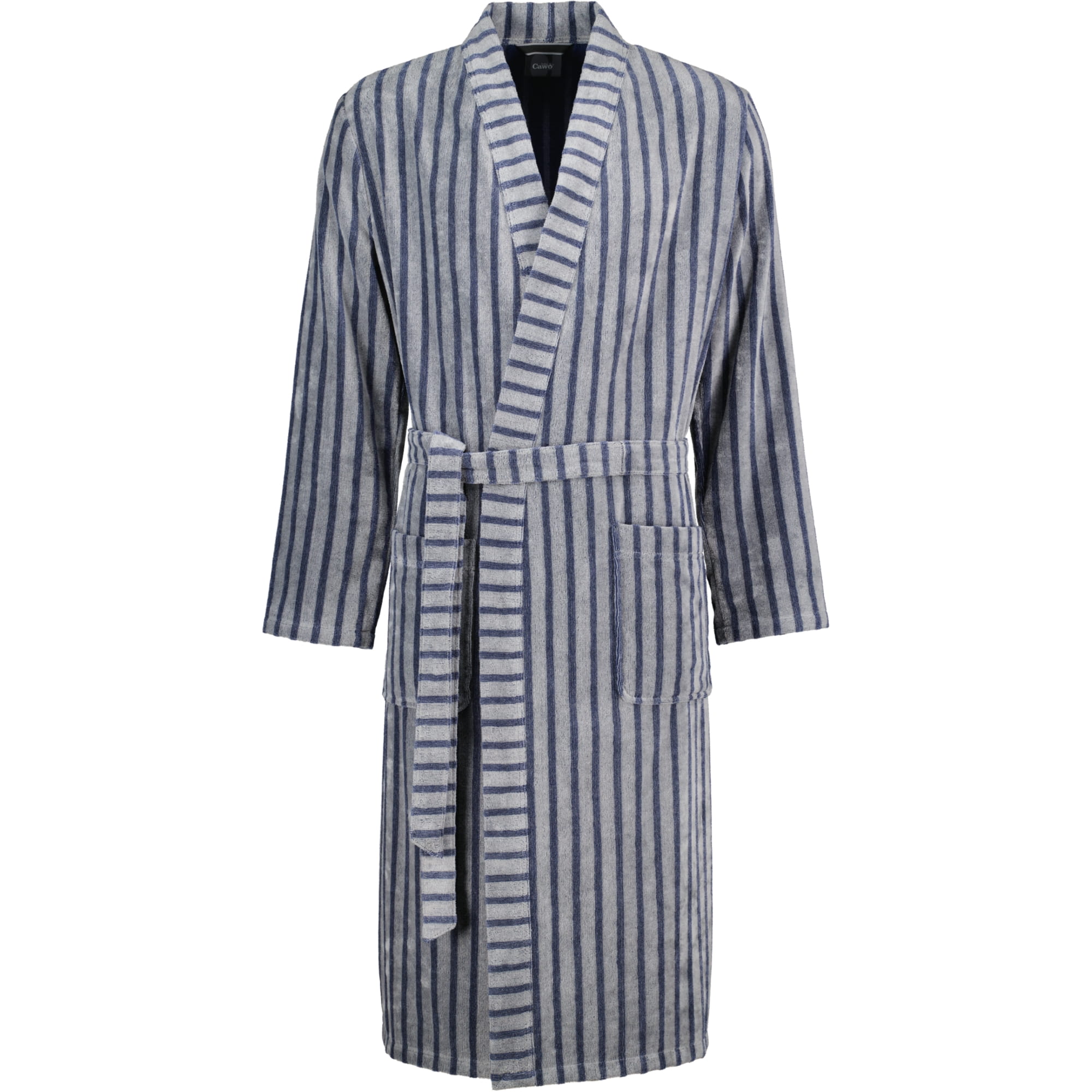 Cawö Home Herren Bademantel Kimono 5505 - Farbe: denim - 17