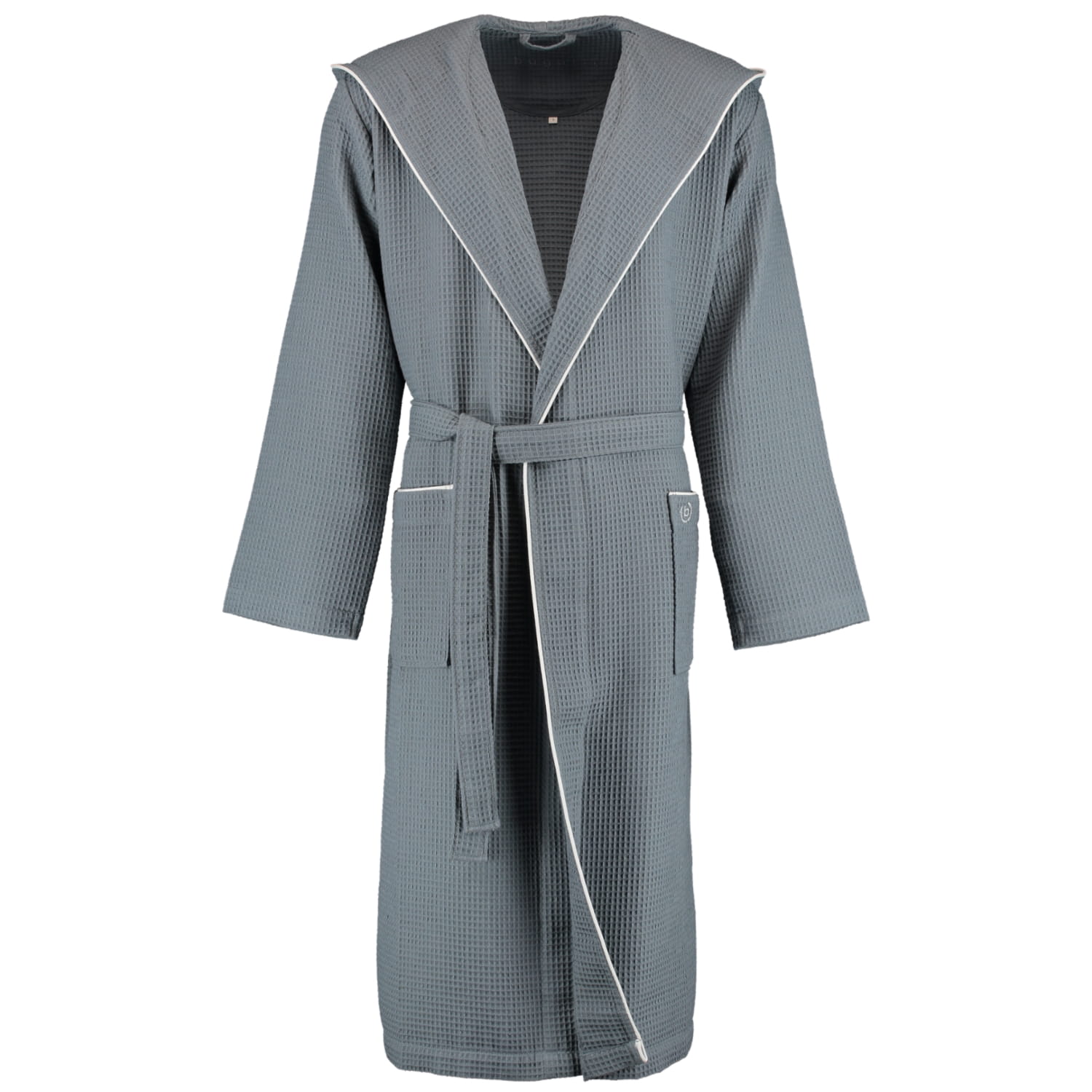 bugatti Herren Bademantel Kapuze Tizian - Farbe: flanell - 740